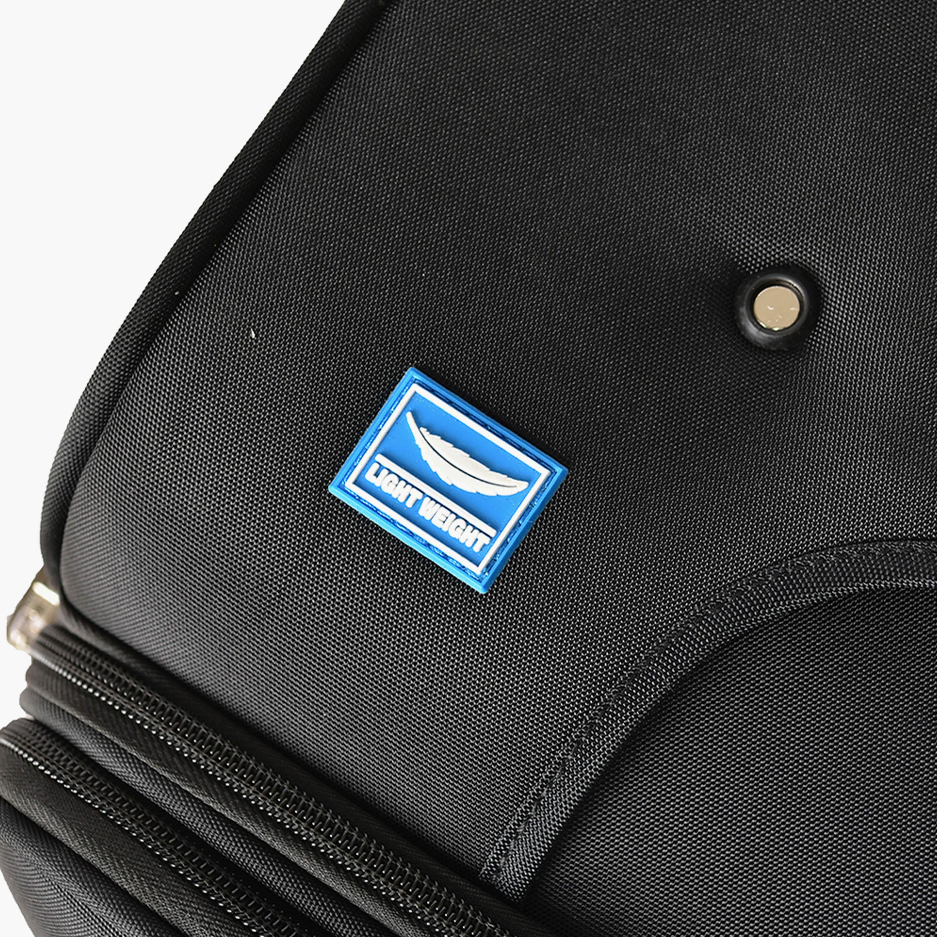 Track Set of 4 Polyester Soft Sided 4-Wheeler Spinner Trolley Bag with Combination Lock-travel-luggagesandbags-luggage-image-16