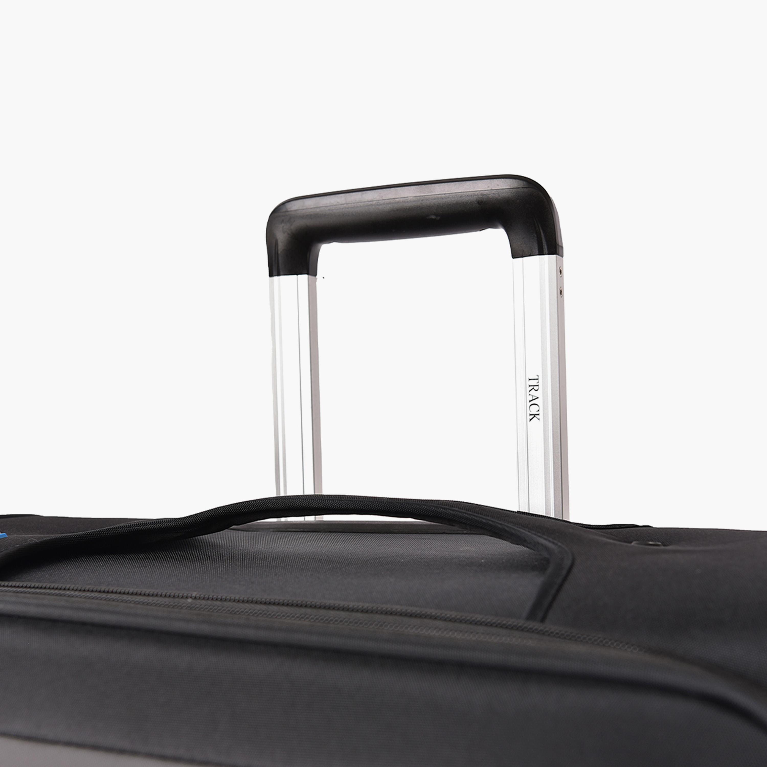 Track Set of 4 Polyester Soft Sided 4-Wheeler Spinner Trolley Bag with Combination Lock-travel-luggagesandbags-luggage-image-17