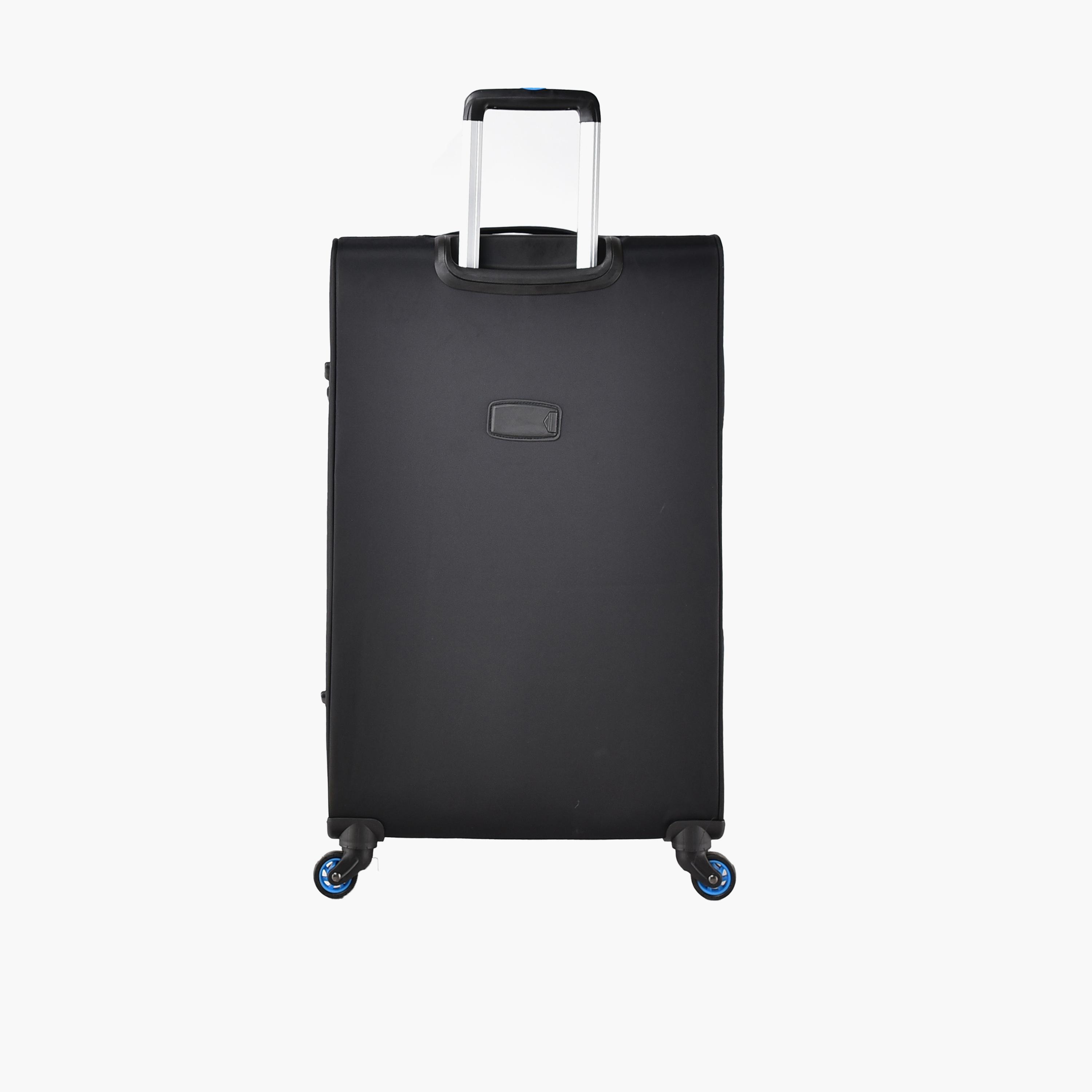 Track Set of 4 Polyester Soft Sided 4-Wheeler Spinner Trolley Bag with Combination Lock-travel-luggagesandbags-luggage-image-8