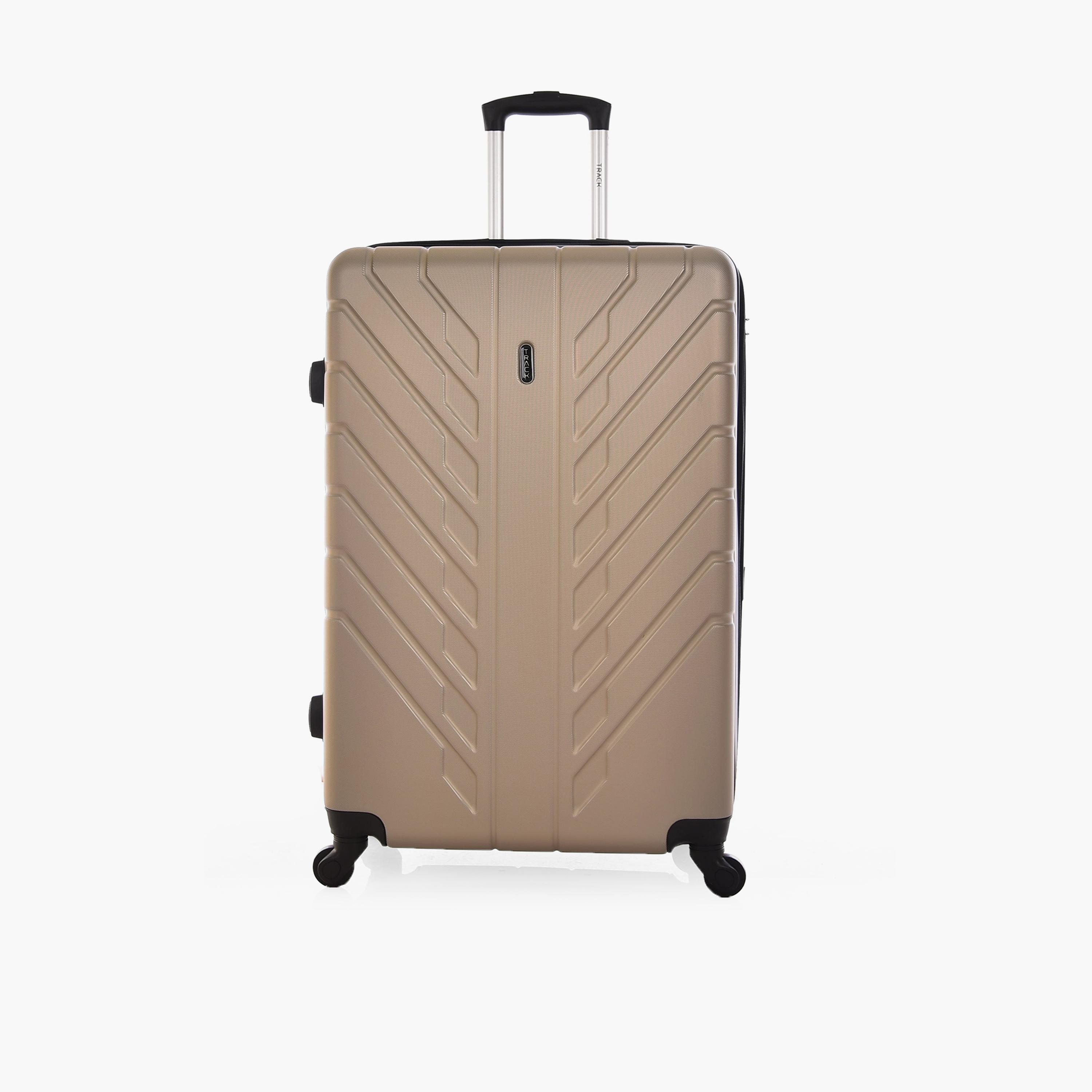 Track Set of 3 ABS Hard Sided 4-Wheeler Spinner Trolley Bag with Combination Lock-travel-luggagesandbags-luggage-image-4