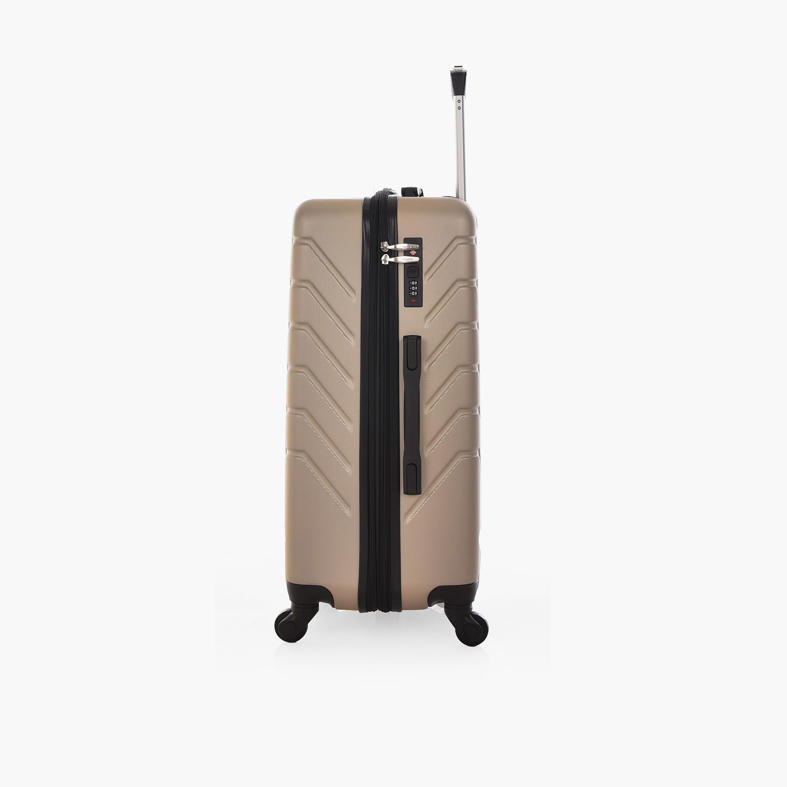 Track Set of 3 ABS Hard Sided 4-Wheeler Spinner Trolley Bag with Combination Lock-travel-luggagesandbags-luggage-image-6