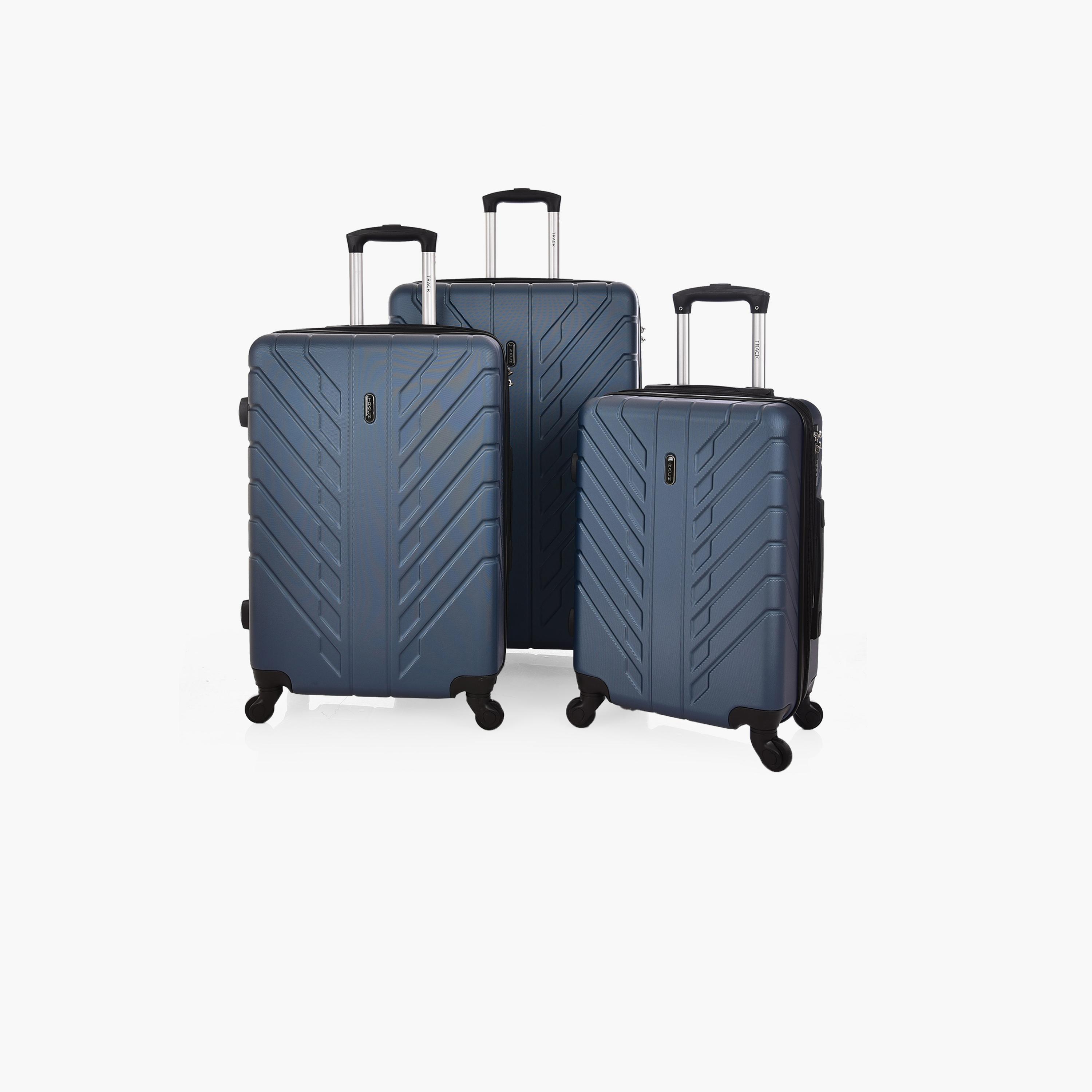 تراك - طقم  3 شنط بجوانب صلبة من مادة ABS وأربع عجلات دوارة  مع قفل مركب-travel-luggagesandbags-luggage-image-1