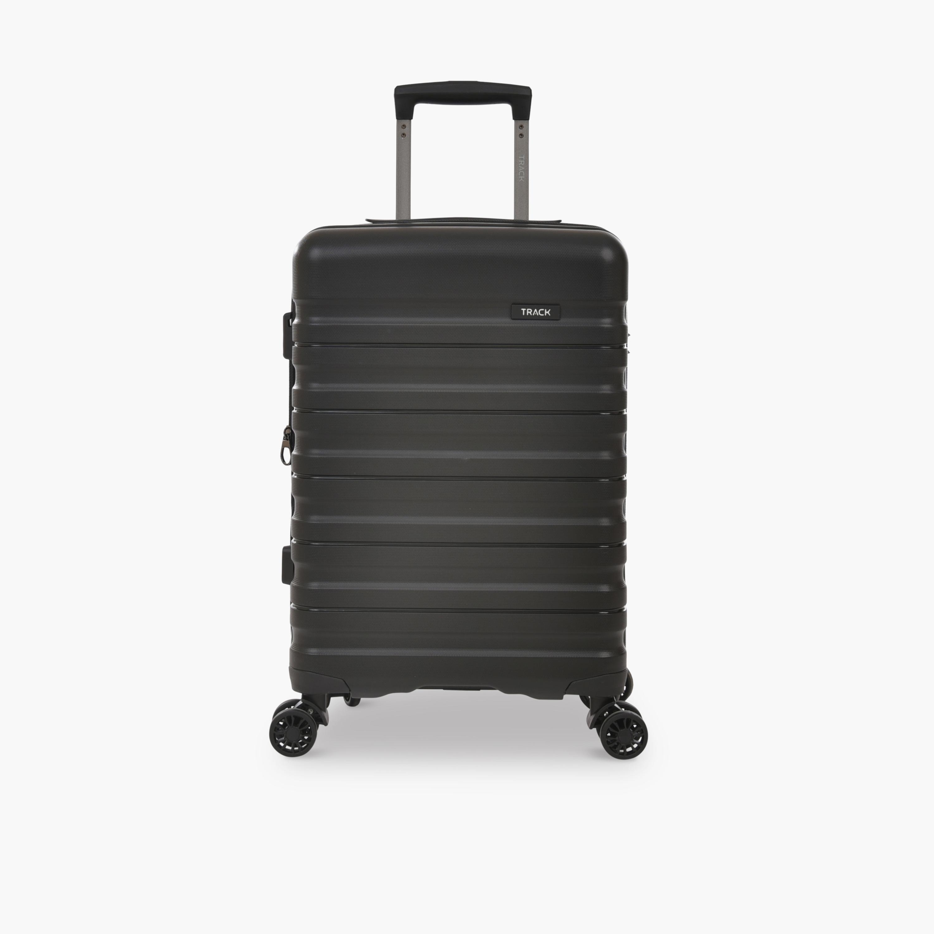 Track 51 CM Small Cabin Polypropylene Hard Sided 4-Wheeler Spinner Trolley Bag with Combination Lock-travel-luggagesandbags-luggage-image-1