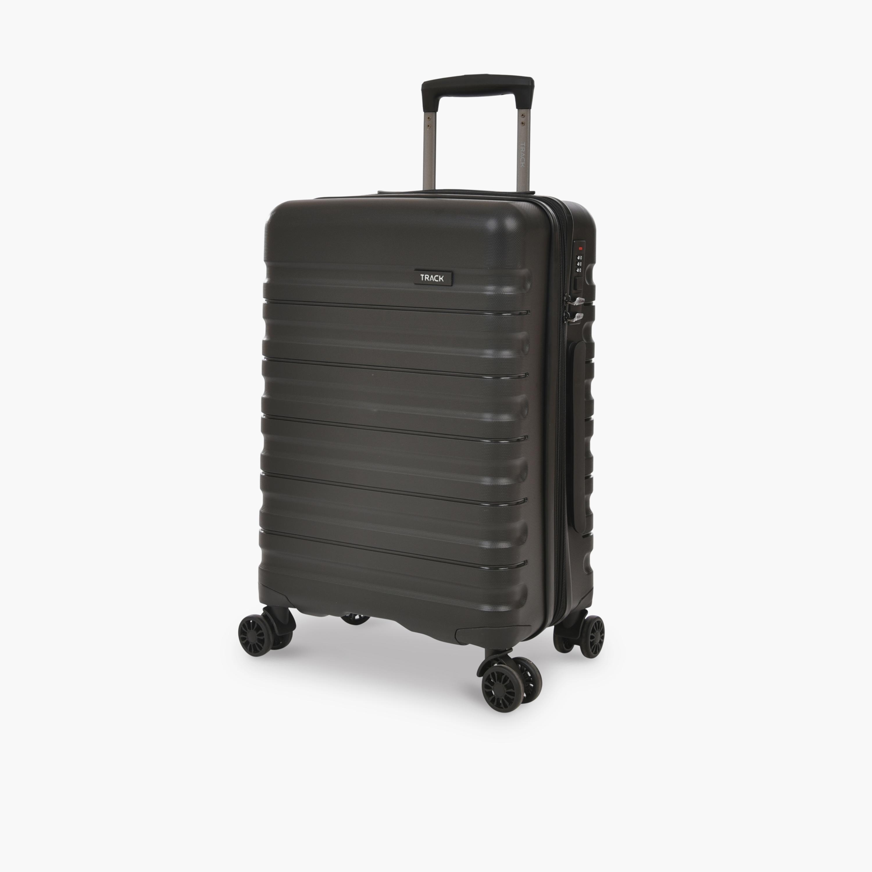 Track 51 CM Small Cabin Polypropylene Hard Sided 4-Wheeler Spinner Trolley Bag with Combination Lock-travel-luggagesandbags-luggage-image-5