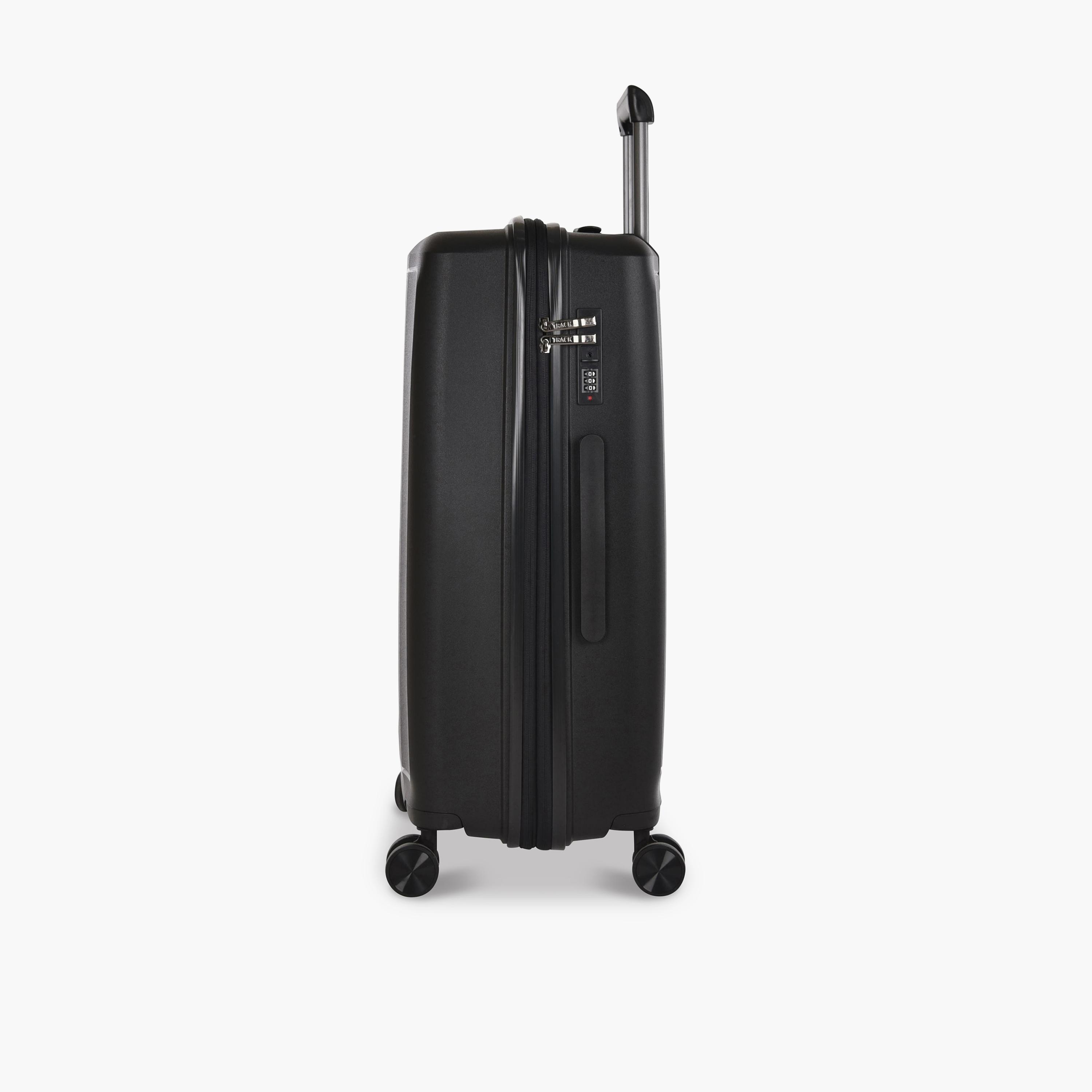 Track Set of 3 Polypropylene Hard Sided 4-Wheeler Spinner Trolley Bag with Combination Lock-travel-luggagesandbags-luggage-image-6