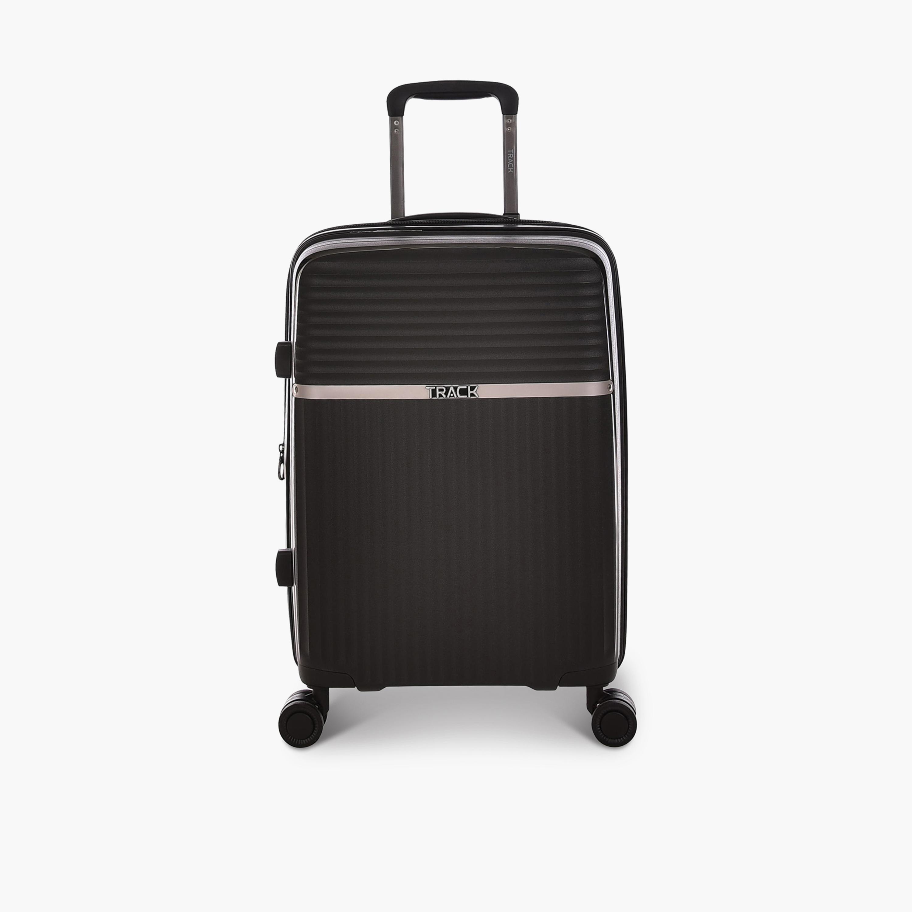 Track 51 CM Small Cabin Polypropylene Hard Sided 4-Wheeler Spinner Trolley Bag with Combination Lock-travel-luggagesandbags-luggage-image-1