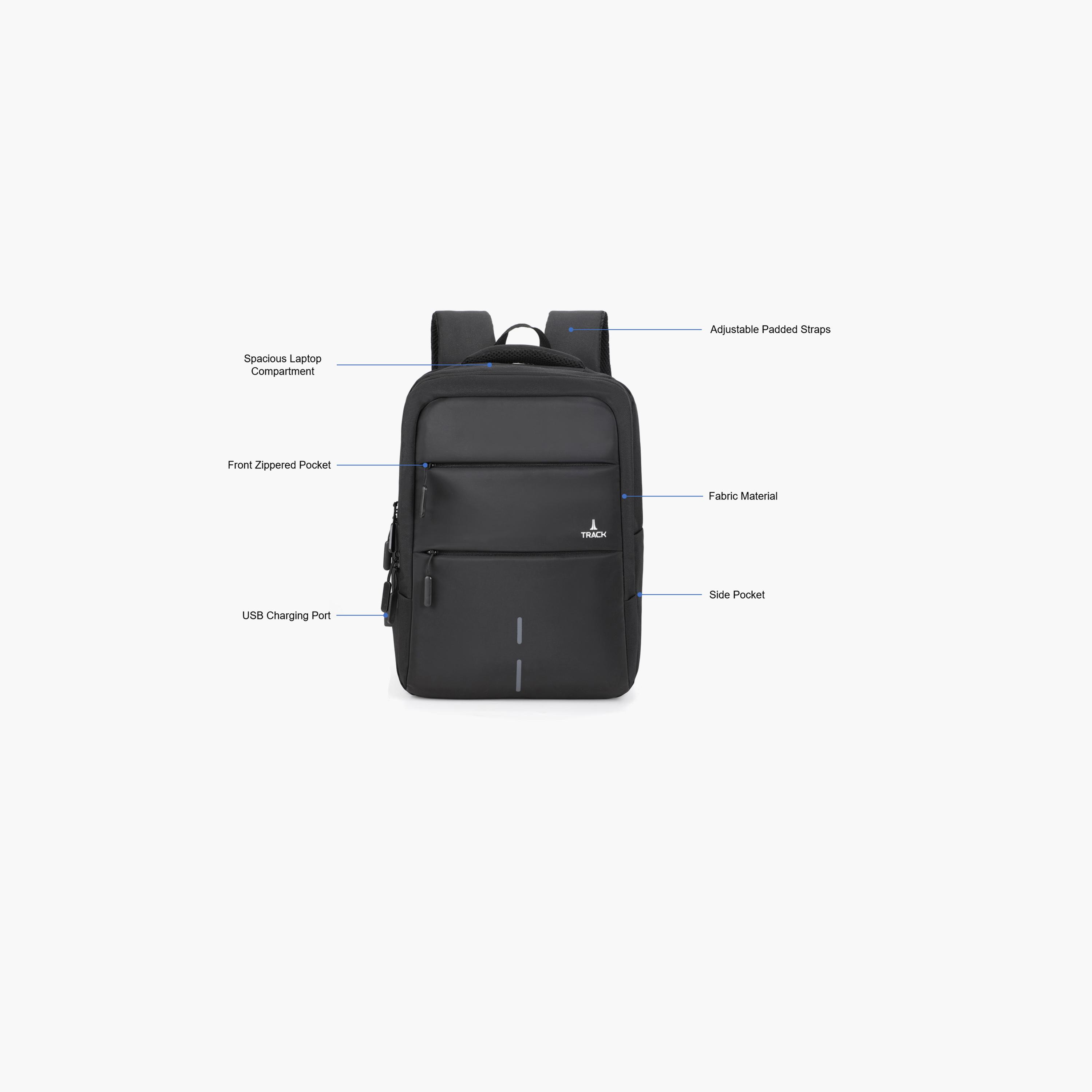 Track 15.7 Inches Laptop Bag with Adjustable Strap, Polyester | HC622-15.7-travel-luggagesandbags-backpacks-image-3