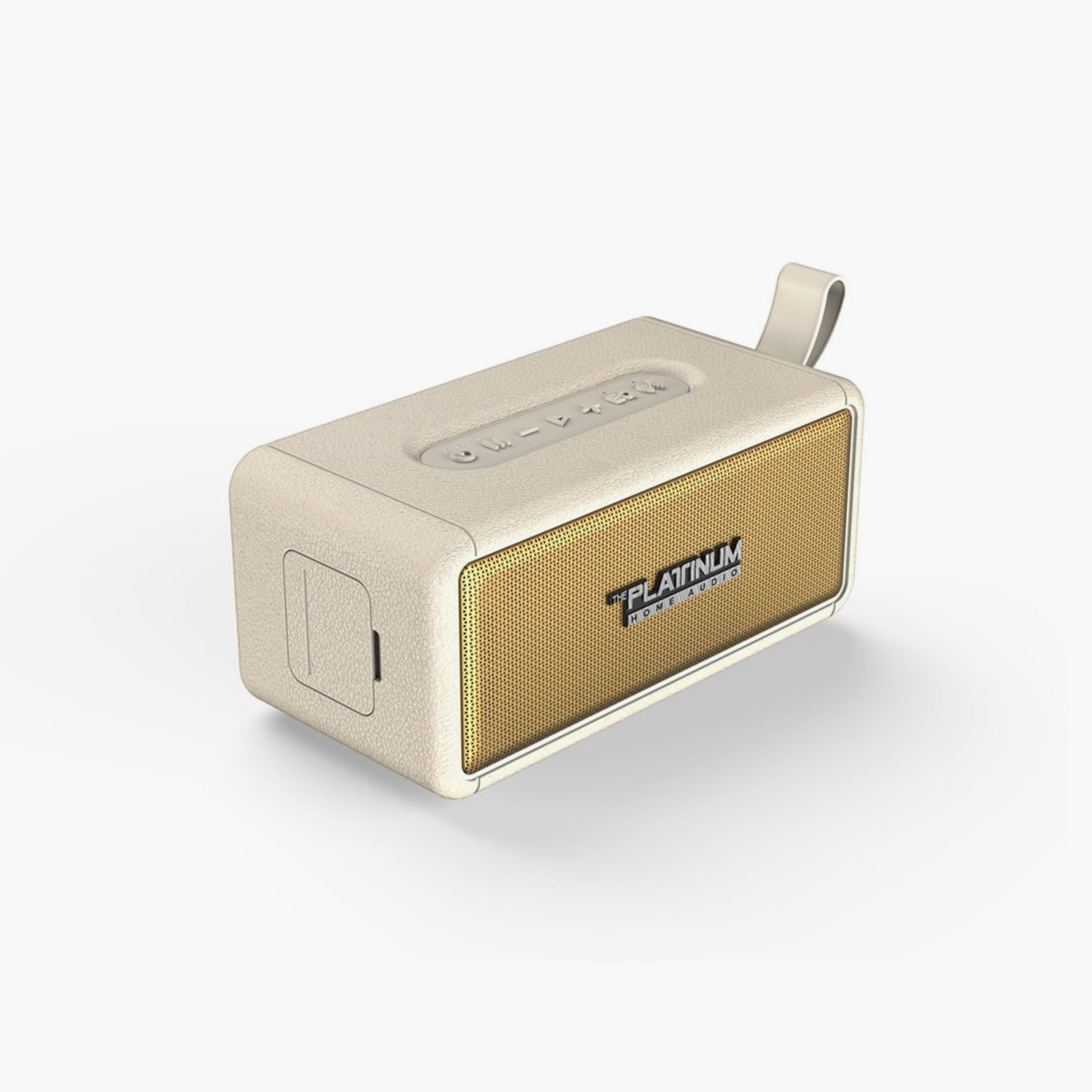 Platinum Apollo Portable Bluetooth Speaker White | PTHM510 W-electronics-speakers-image-1