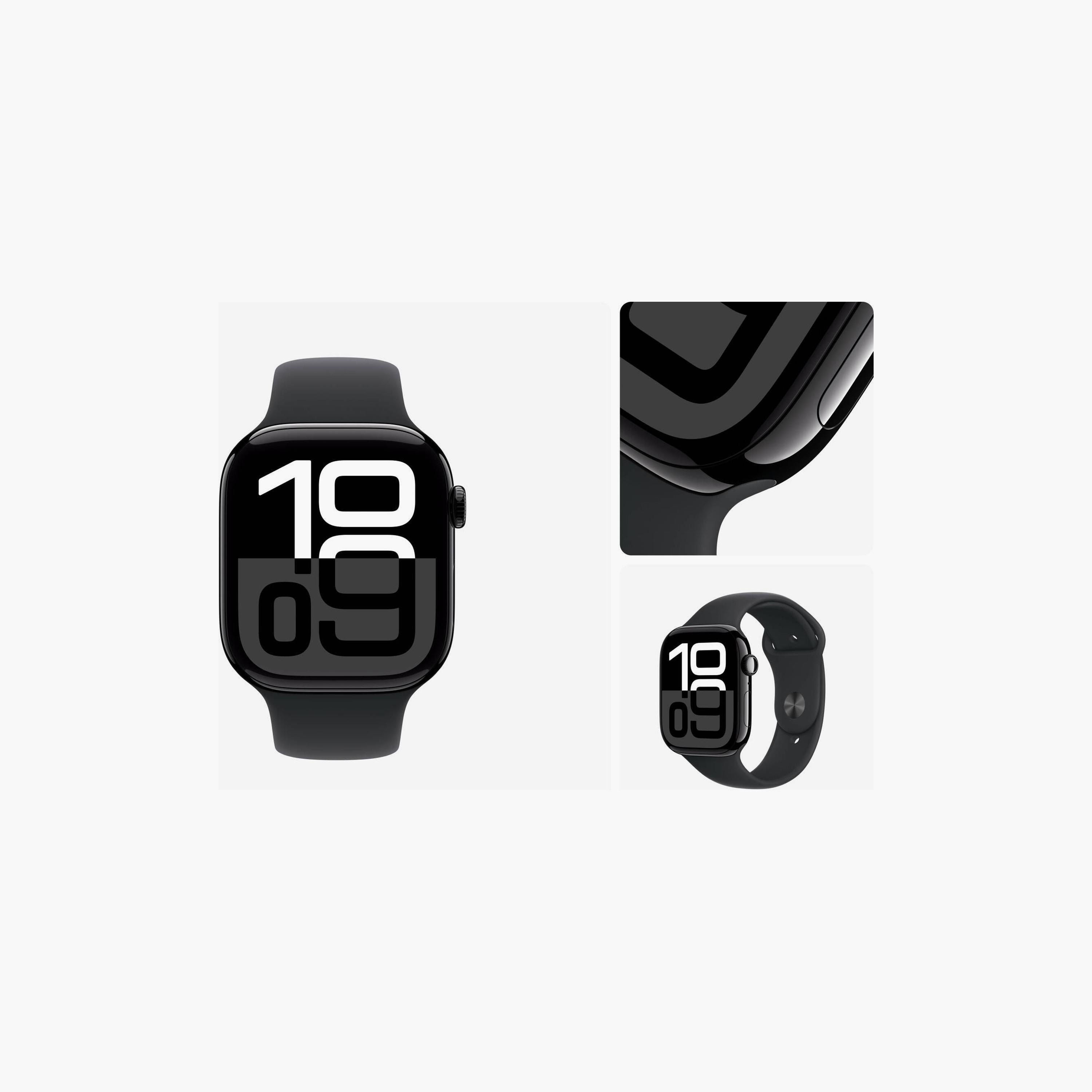 Apple Watch Series 10 – 46mm Jet Black Aluminum, GPS, S10 Processor, WatchOS 11, Black Band-men-watchesandjewellery-watches-image-3