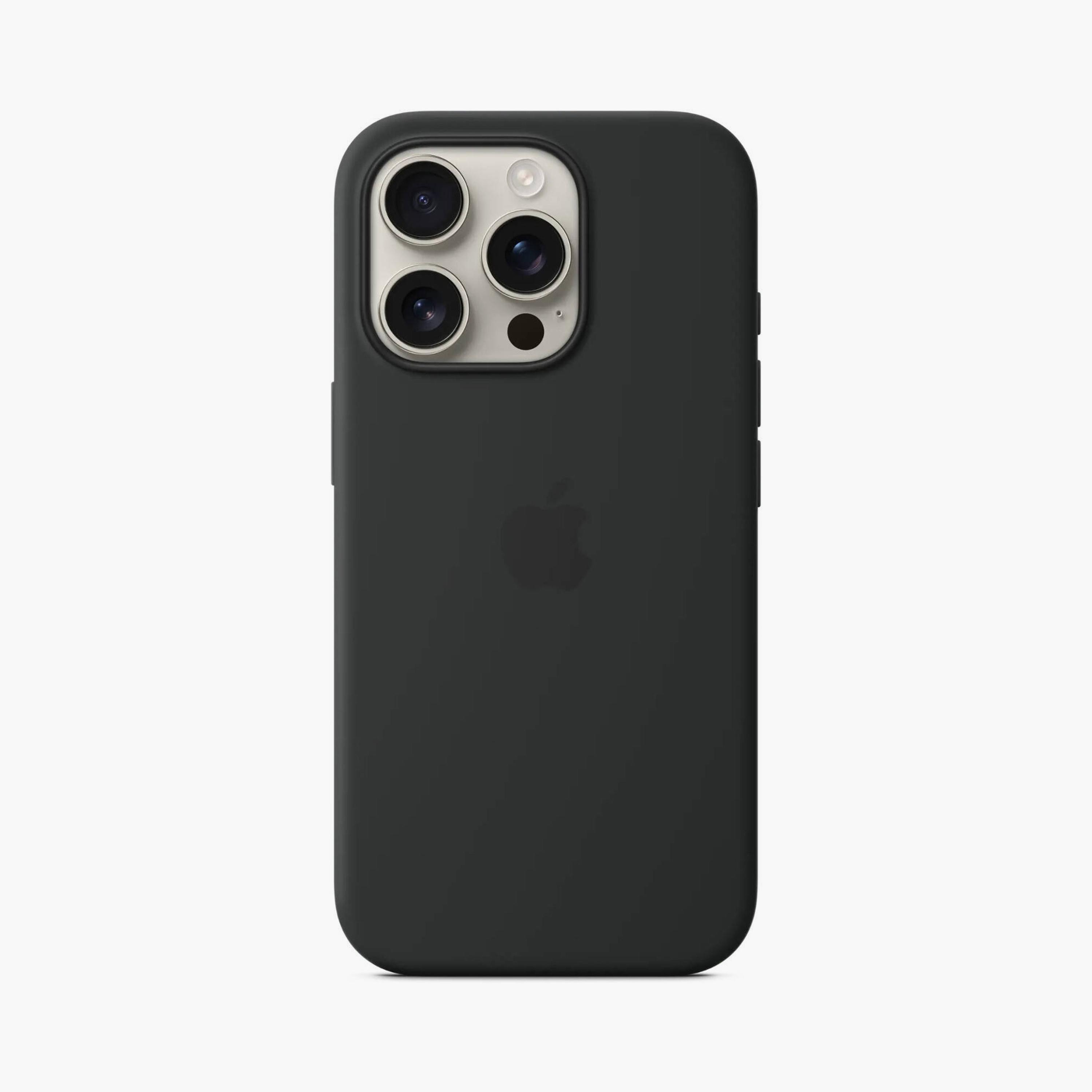 Apple iPhone 16 Pro Silicone Case with MagSafe – Soft-Touch Protective Cover, Black | MYYJ3ZM/A-electronics-accessories-mobileaccesories-image-2