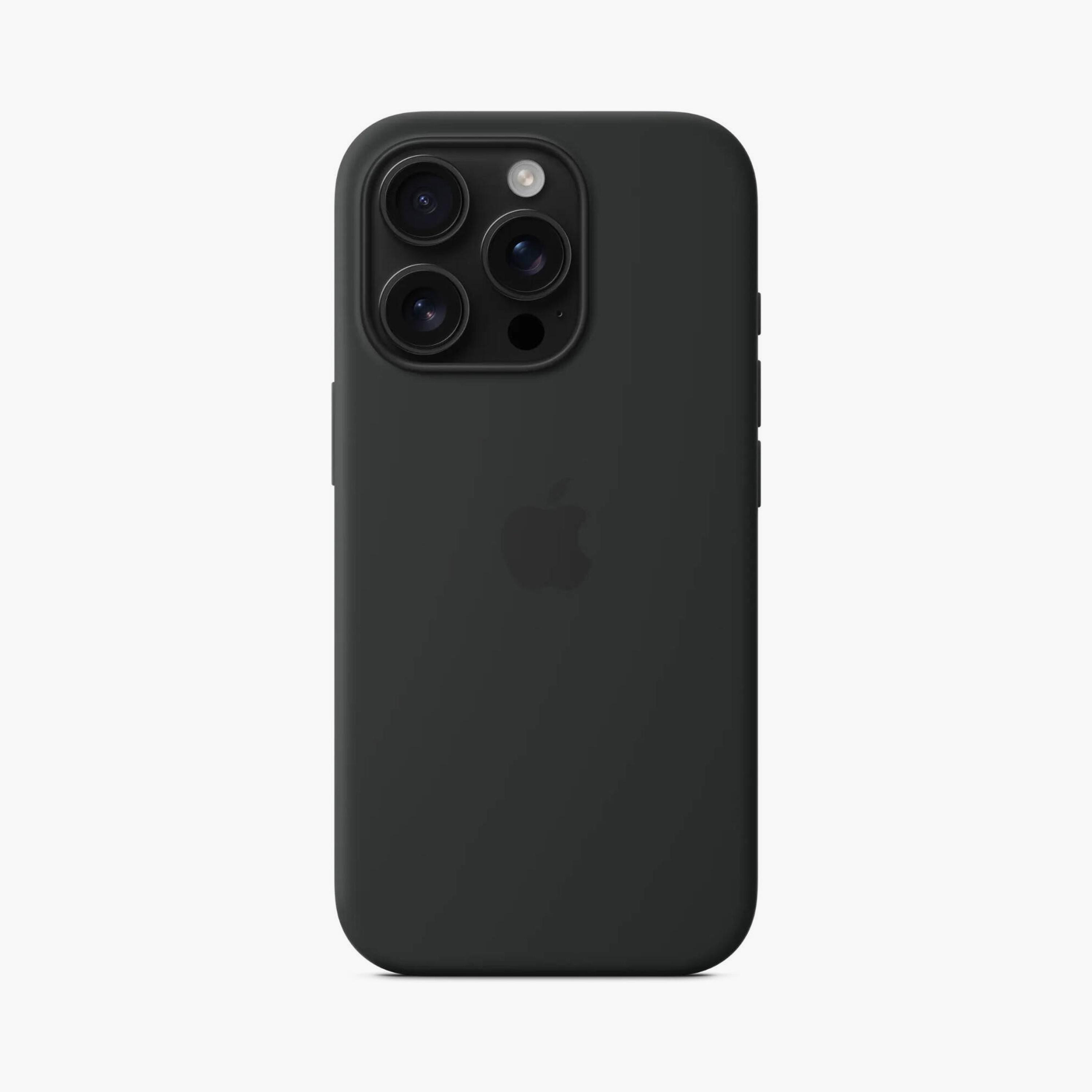 Apple iPhone 16 Pro Silicone Case with MagSafe – Soft-Touch Protective Cover, Black | MYYJ3ZM/A-electronics-accessories-mobileaccesories-image-3