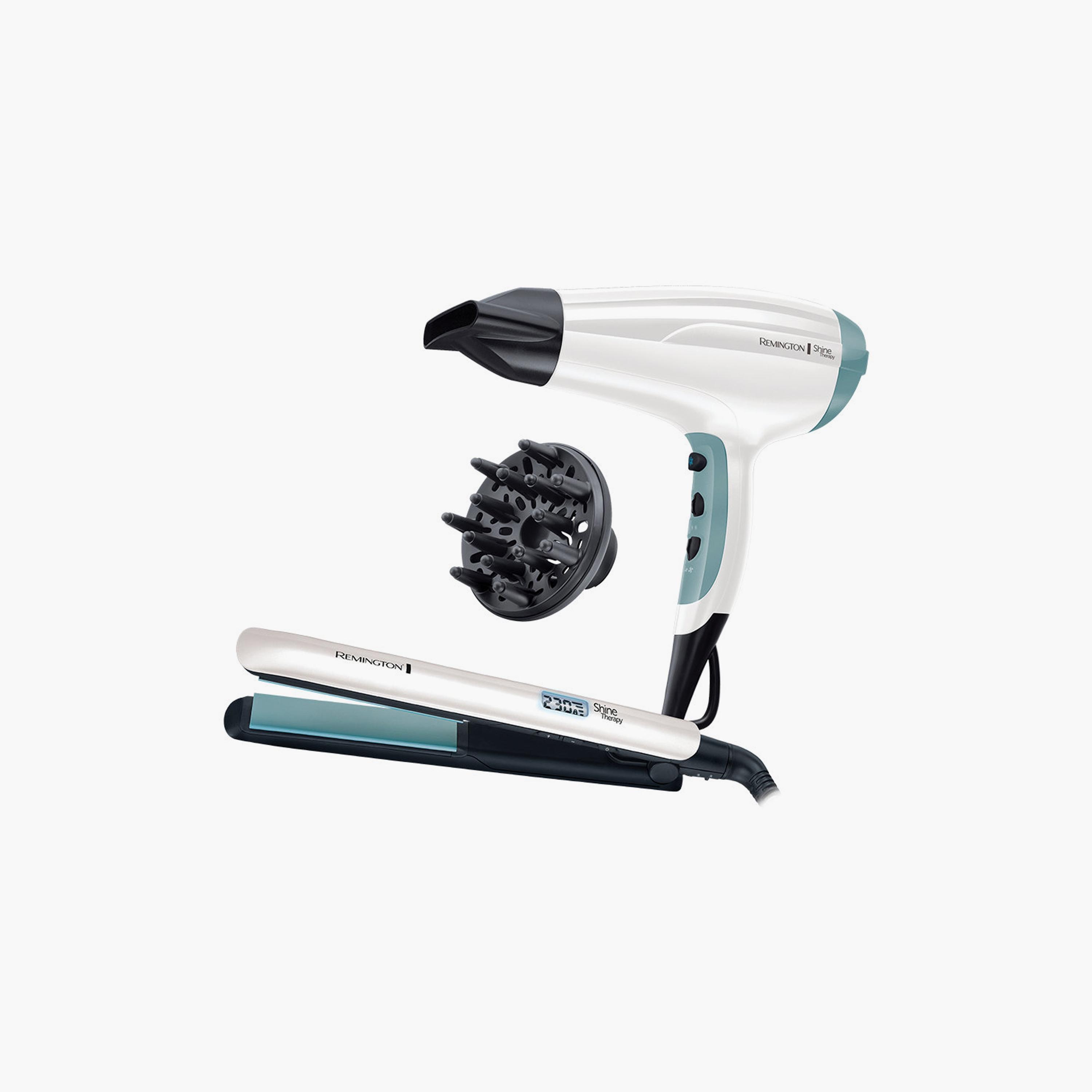 Remington Shine Therapy Giftpack | S8500GP-beautyandpersonalcare-appliances-hairstylingtools-hairdryers-image-1