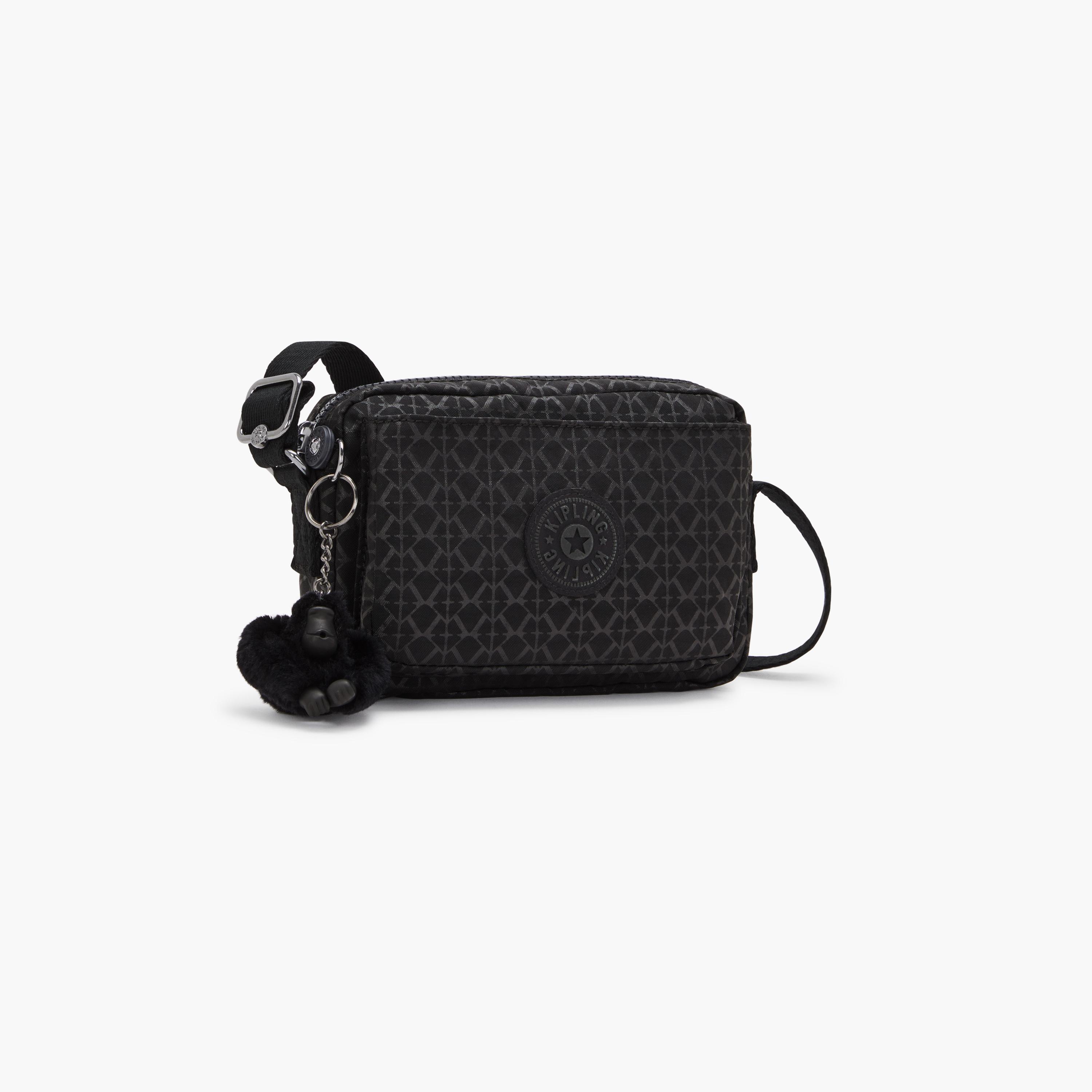 Kipling Abanu Printed Crossbody Bag with Zipper and Adjustable Strap | 20 X 7.5 X 13.5 CM-women-bagsandwallets-handbags-image-3