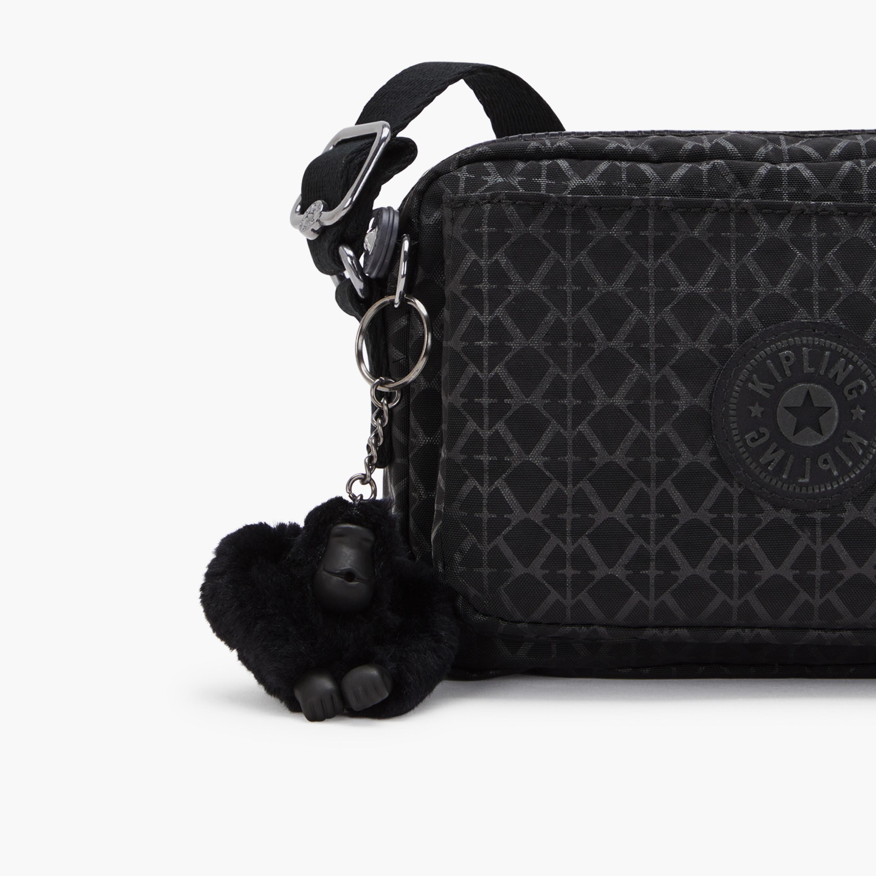Kipling Abanu Printed Crossbody Bag with Zipper and Adjustable Strap | 20 X 7.5 X 13.5 CM-women-bagsandwallets-handbags-image-4