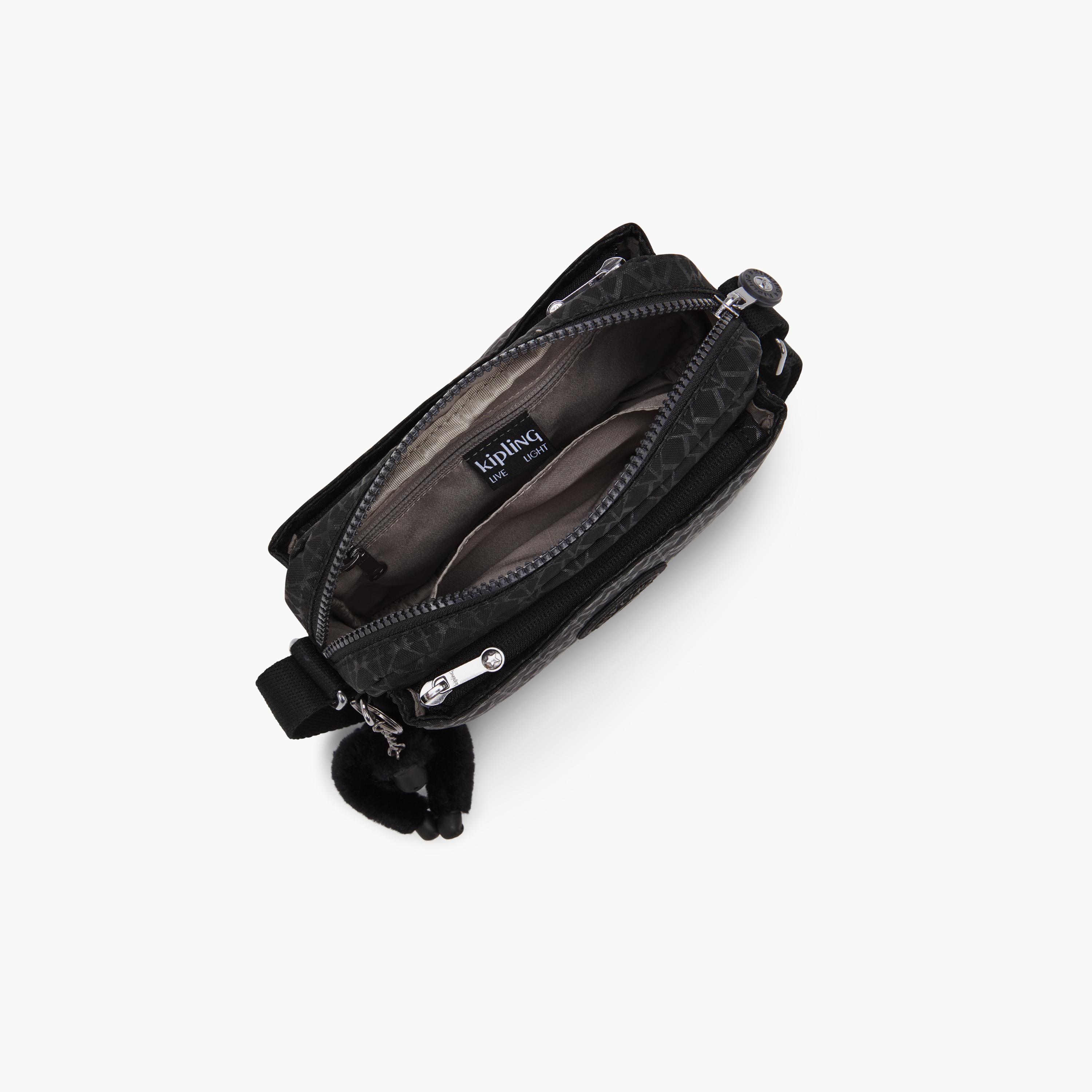 Kipling Abanu Printed Crossbody Bag with Zipper and Adjustable Strap | 20 X 7.5 X 13.5 CM-women-bagsandwallets-handbags-image-5