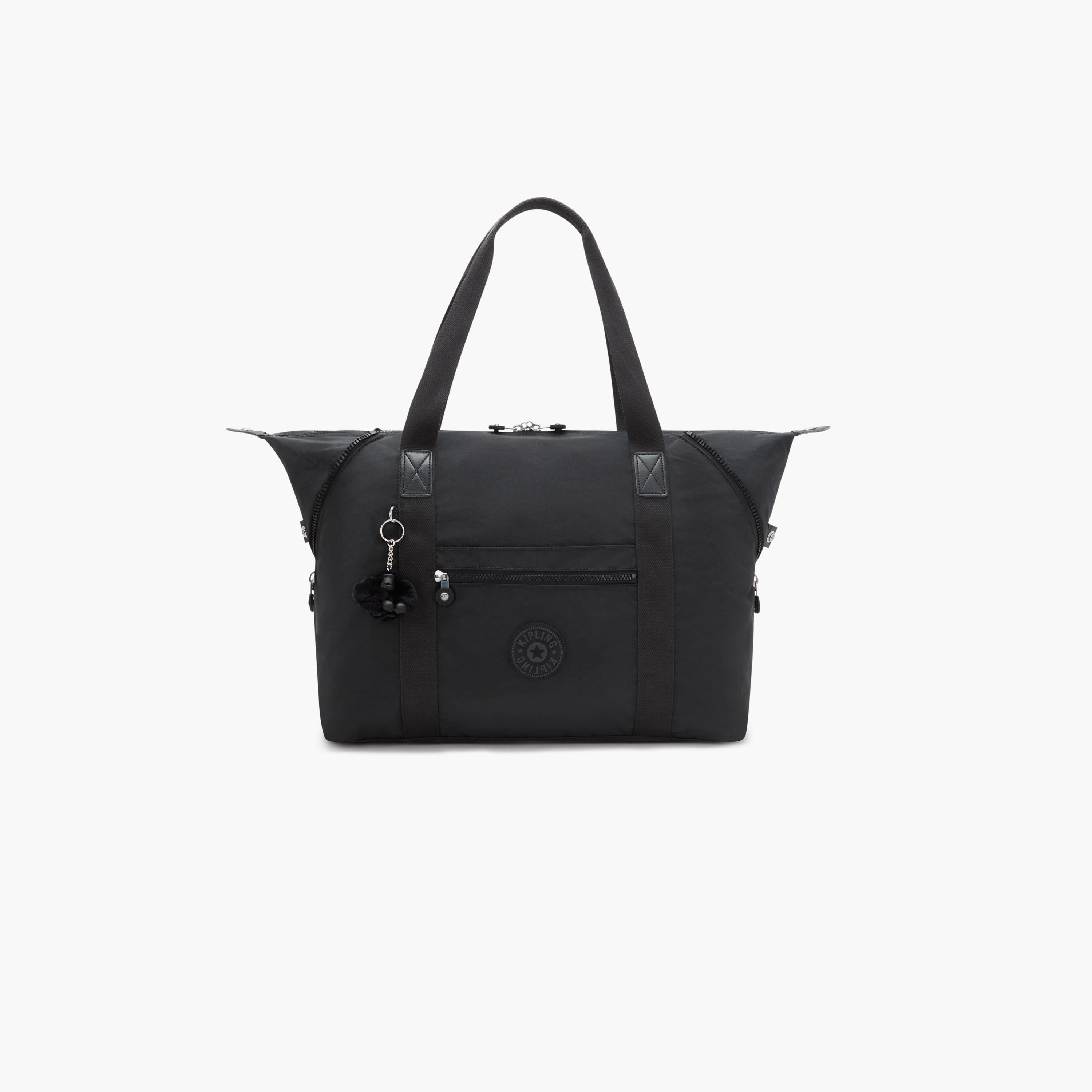 Kipling Art M Top Handle Tote Bag with Zipper and Detachable Strap | 58 X 20 X 32 CM-women-bagsandwallets-handbags-image-1