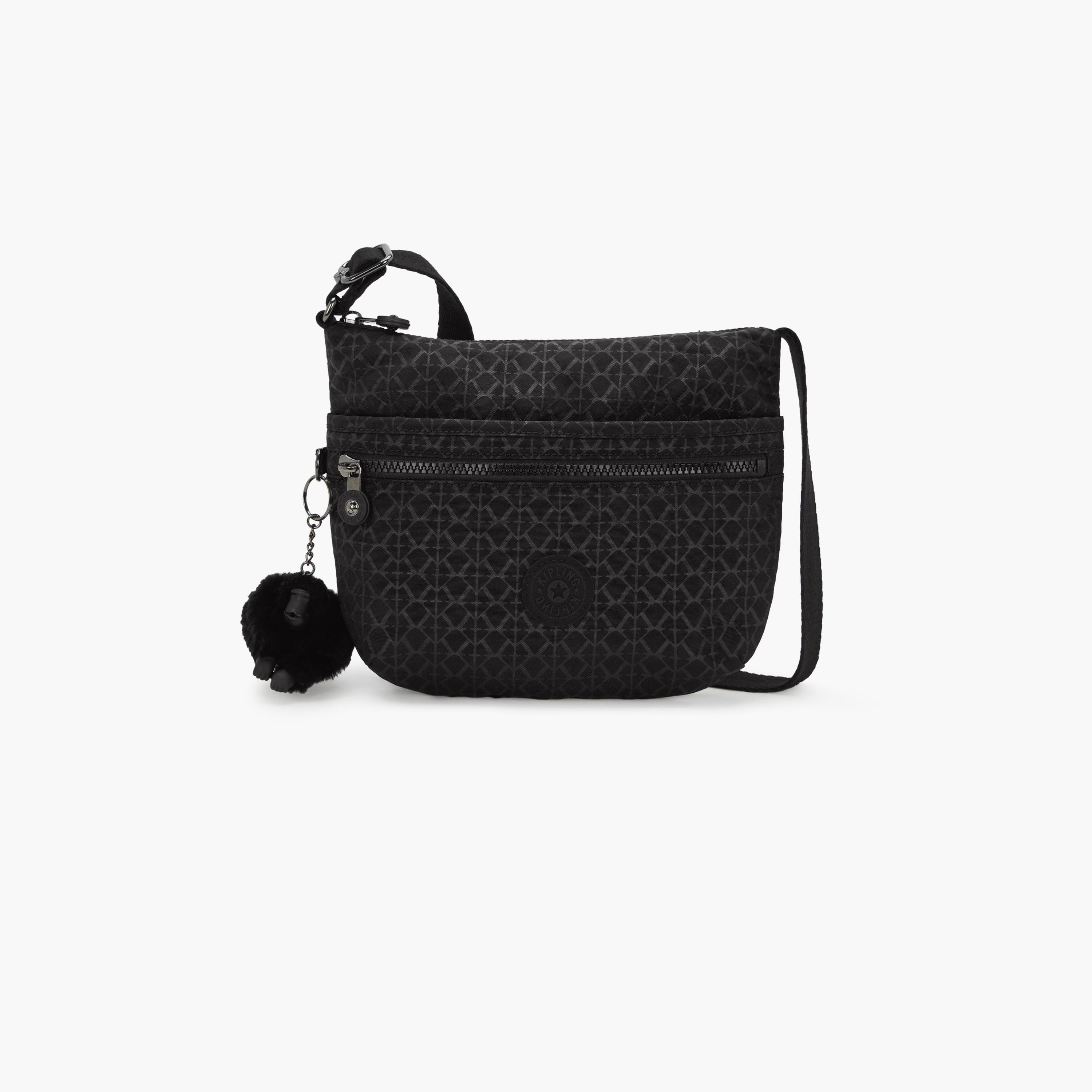 كيبلينج - شنطة كتف أرتو إس مطبوعة بسحاب وحزام قابل للتعديل | ٢٥ × ٣ × ٢١ سم-women-bagsandwallets-handbags-image-1