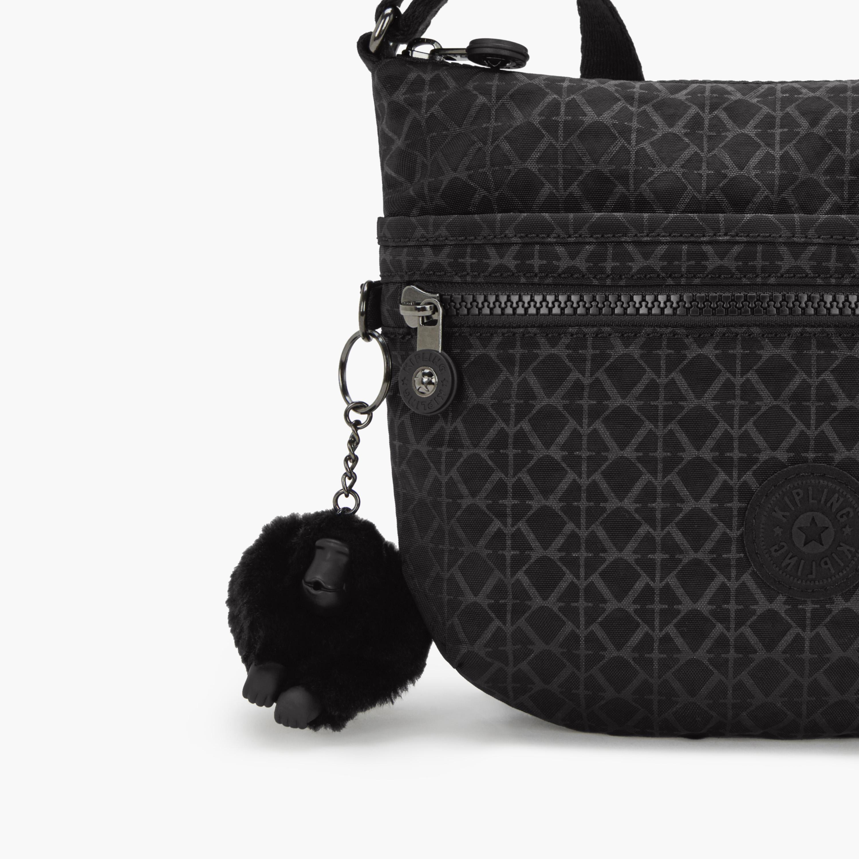 كيبلينج - شنطة كتف أرتو إس مطبوعة بسحاب وحزام قابل للتعديل | ٢٥ × ٣ × ٢١ سم-women-bagsandwallets-handbags-image-4