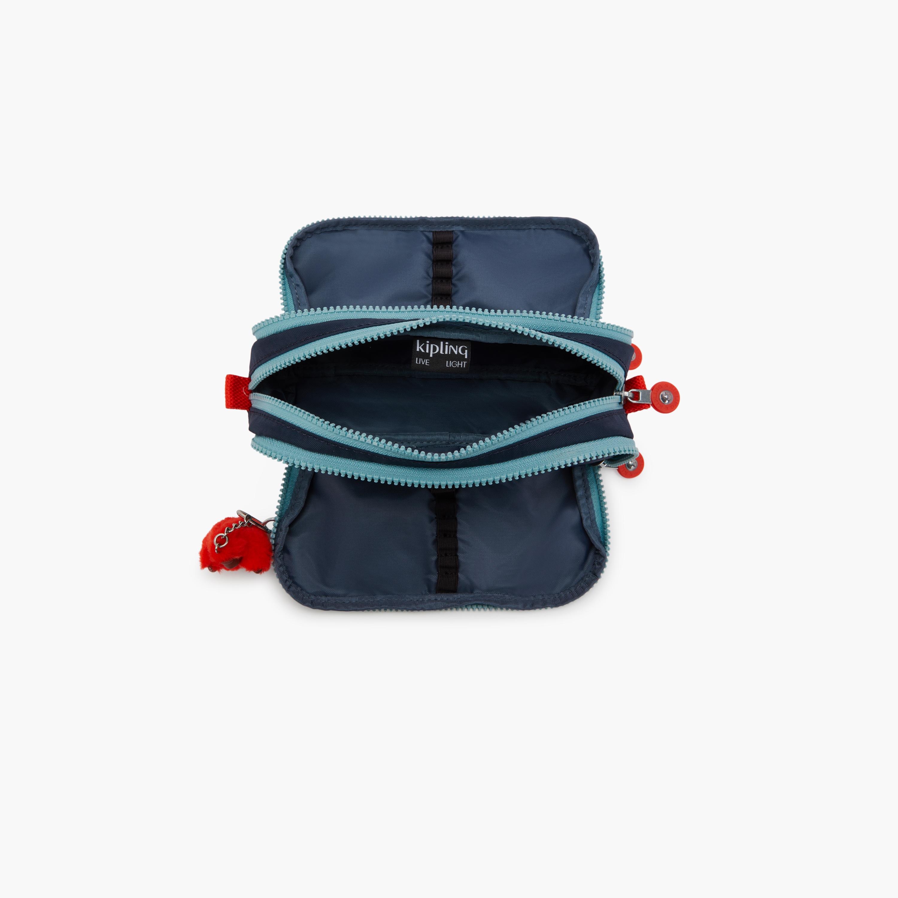 Kipling Gitroy Color Block Pouch with Zipper | 23 X 7 X 10 CM-men-bags-image-5