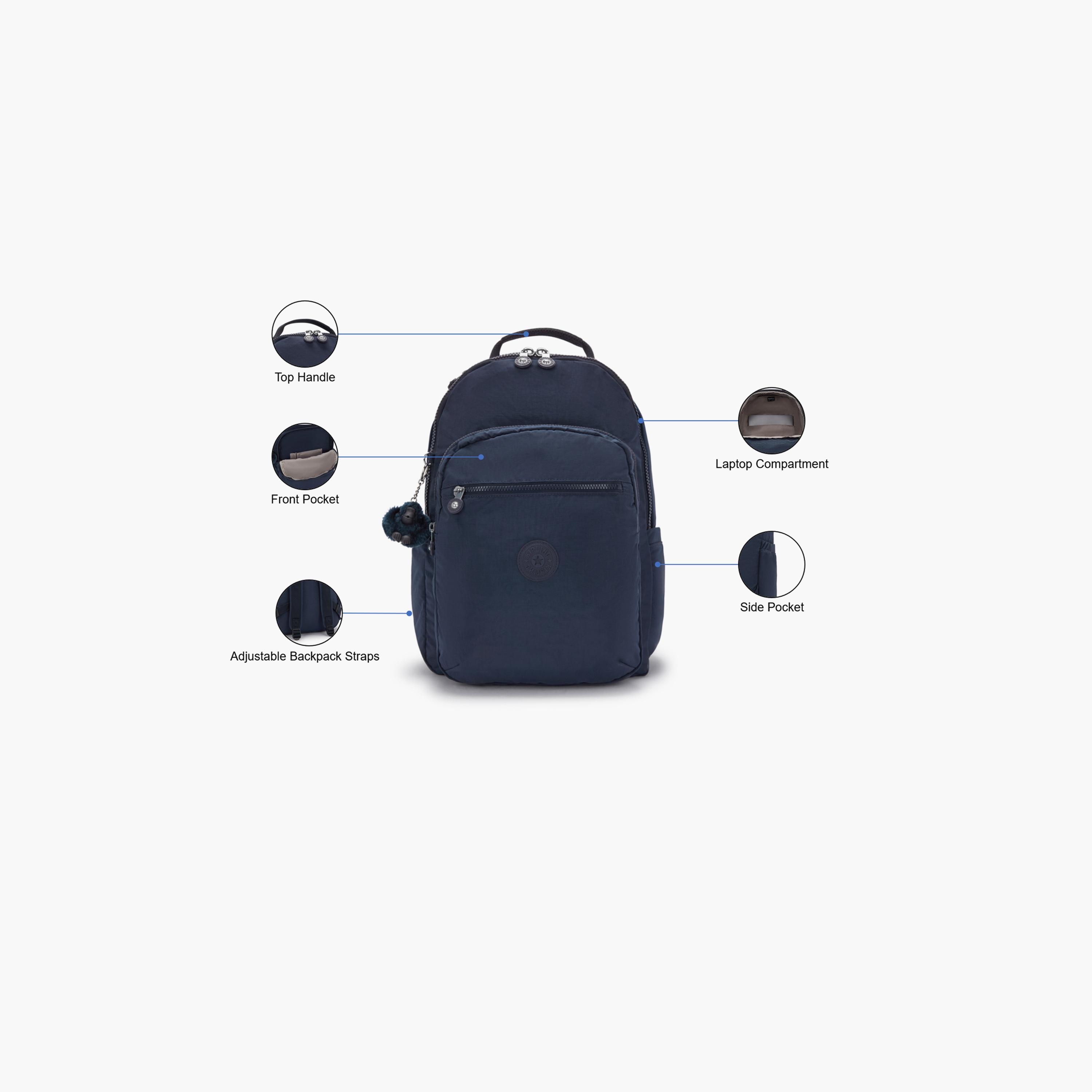 كيبلينج - شنطة ظهر 27 لترًا | 17.3 إنش، نايلون، خفيفة الوزن | KPKI521096V1-travel-luggagesandbags-backpacks-image-3