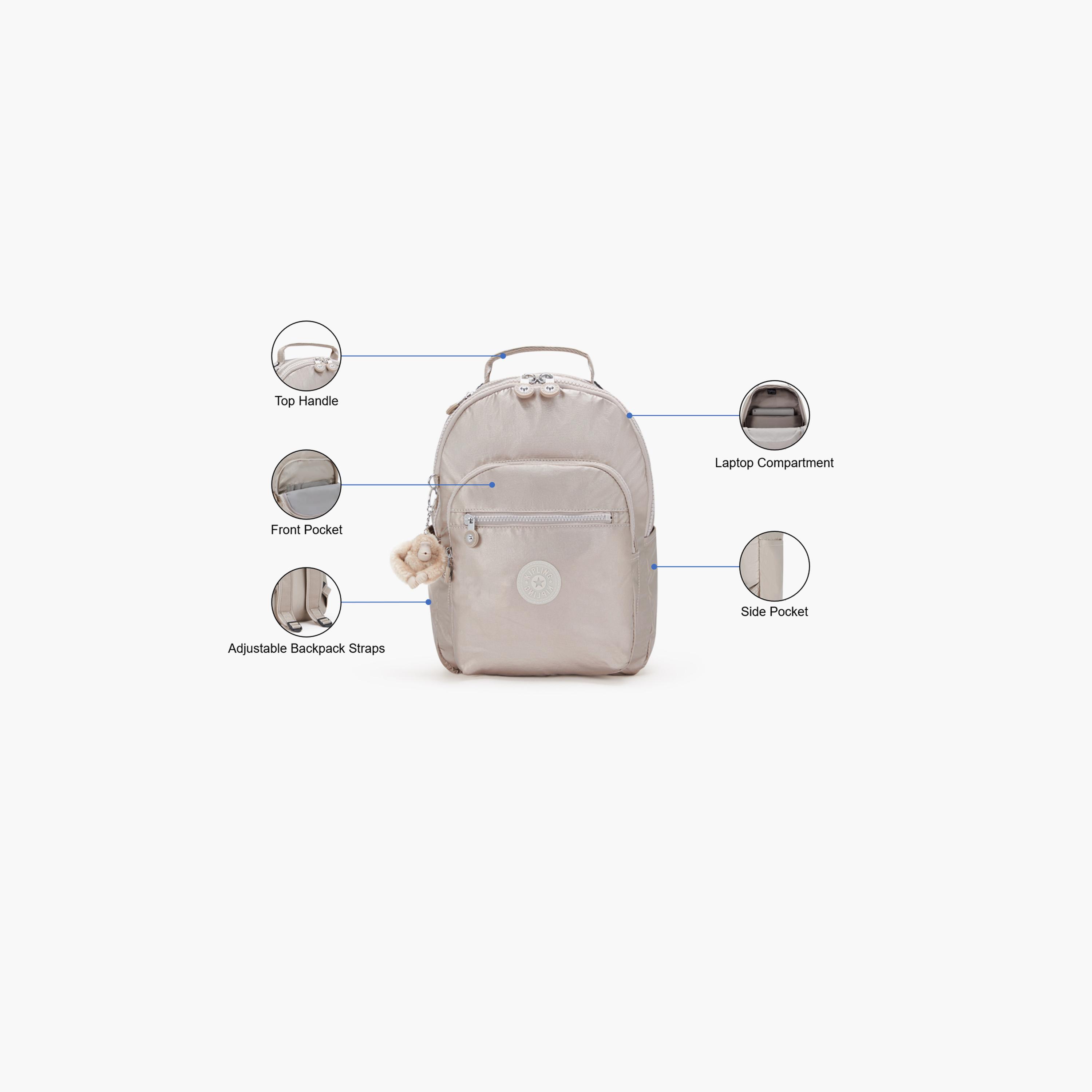 كيبلينج - شنطة ظهر مقاس 14 لترًا | 14 إنش، نايلون، خفيفة الوزن | KPKI378948I1-travel-luggagesandbags-backpacks-image-3