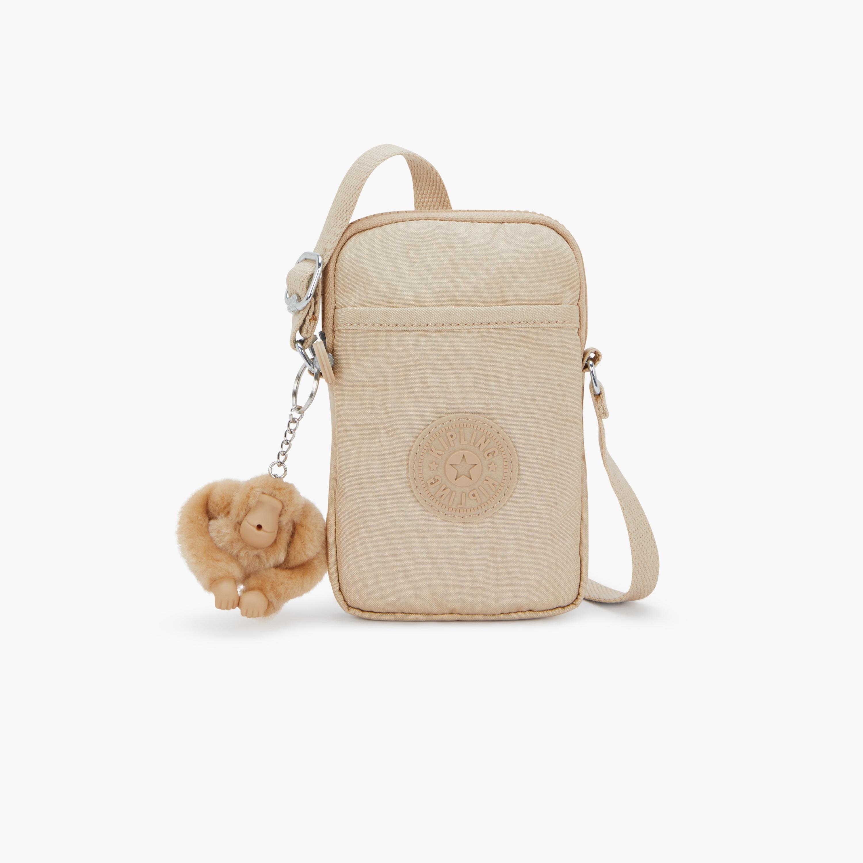 كيبلينج - شنطة تالي كروس سادة بسحاب وحزام قابل للتعديل | ١١ × ٢ × ١٧ سم-women-bagsandwallets-handbags-image-1