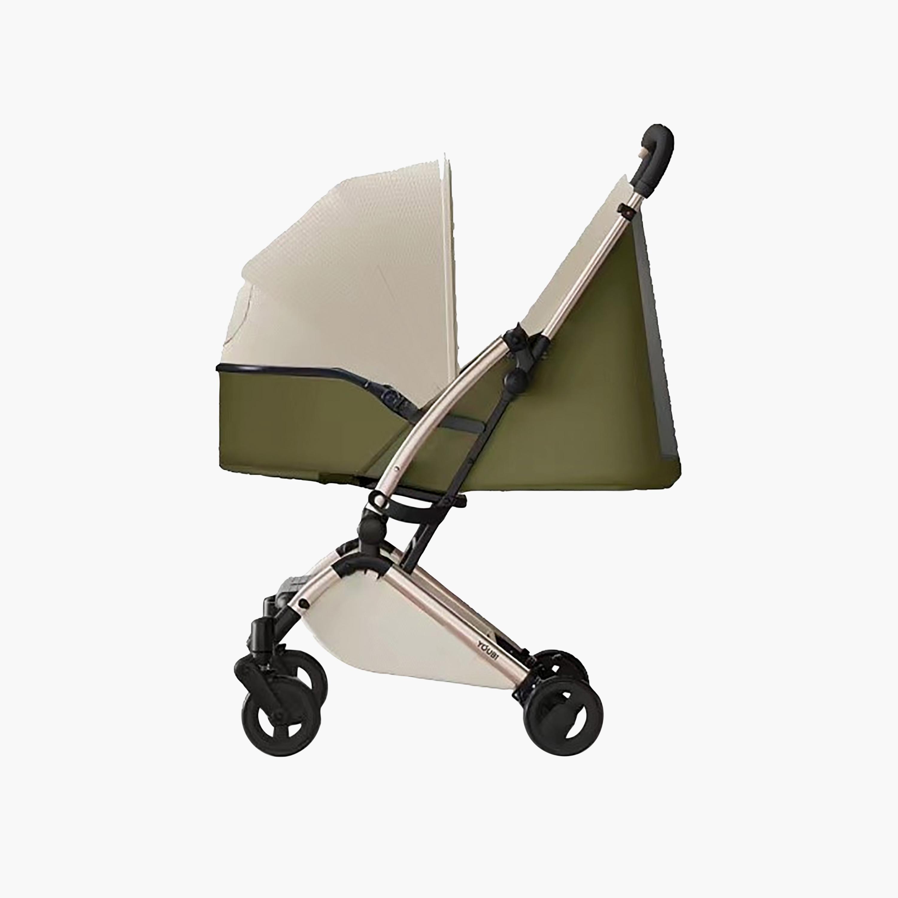 Pikkaboo Youbi Toddler German Travel System with New Born Attachment - Olive-baby-gear-strollersandprams-travelsystems-image-4