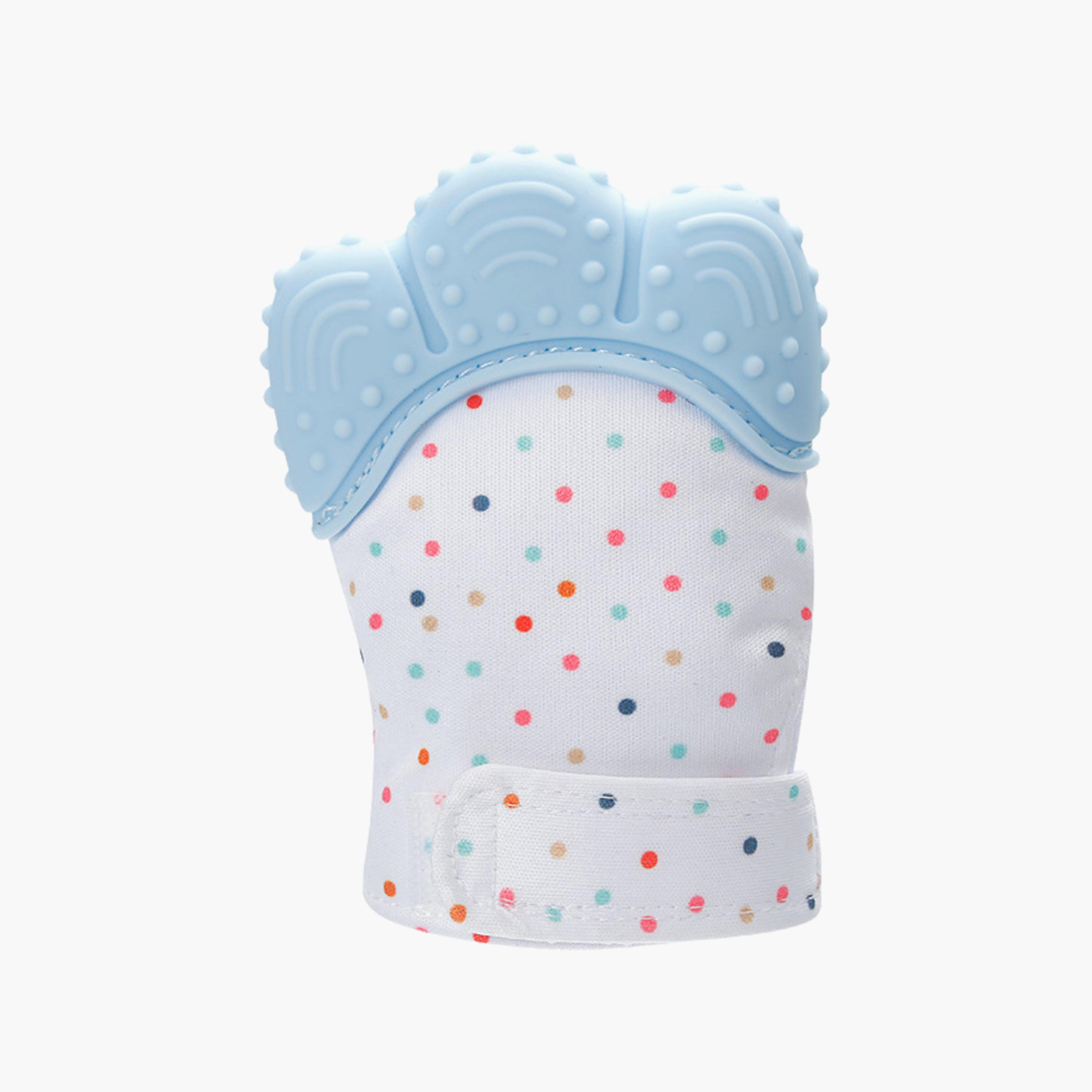 عضاضة وقُفاز 2 في 1 عضوية خالية من BPA وغير قابلة للانزلاق من بيكا بو.-baby-feeding-teethers-image-1