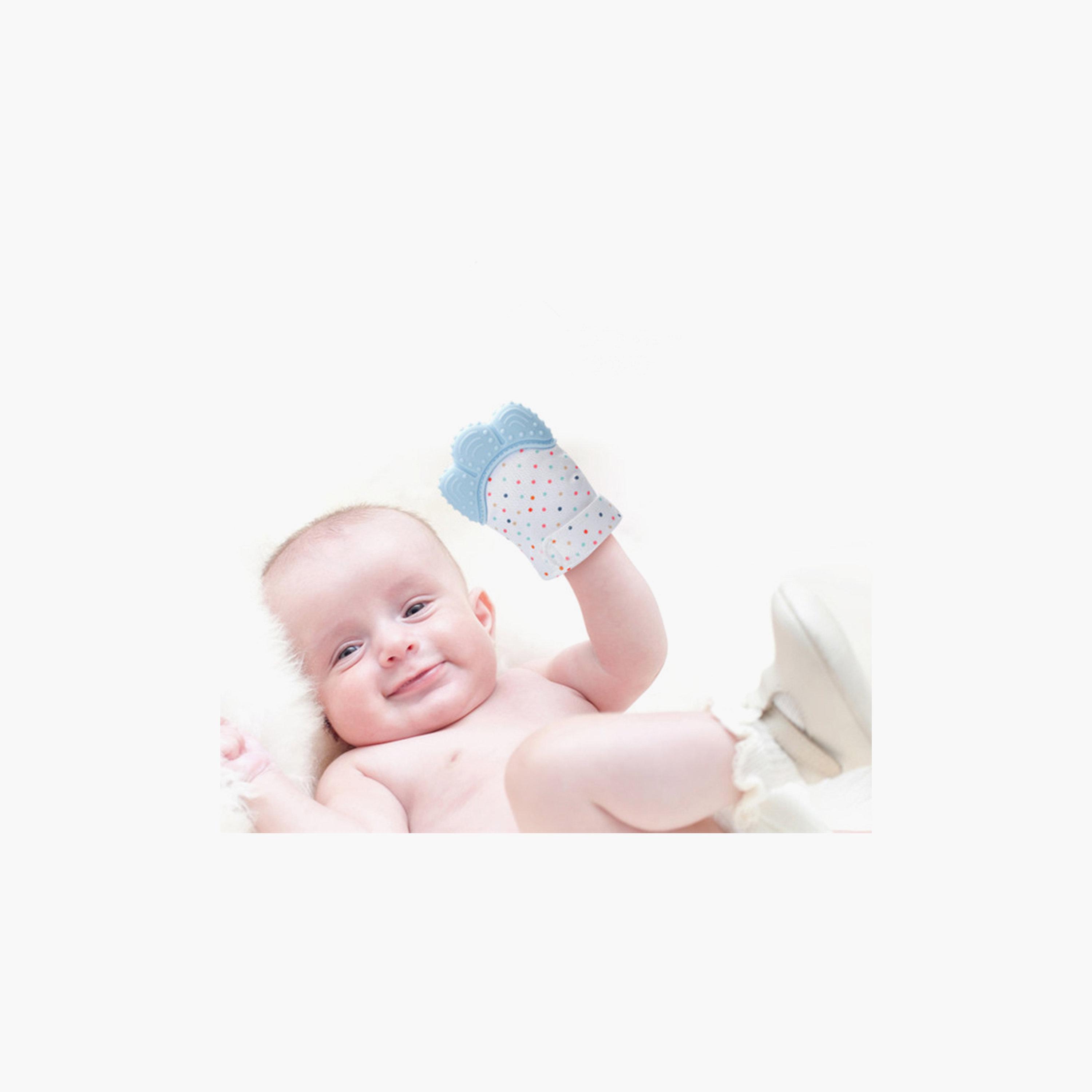 عضاضة وقُفاز 2 في 1 عضوية خالية من BPA وغير قابلة للانزلاق من بيكا بو.-baby-feeding-teethers-image-10