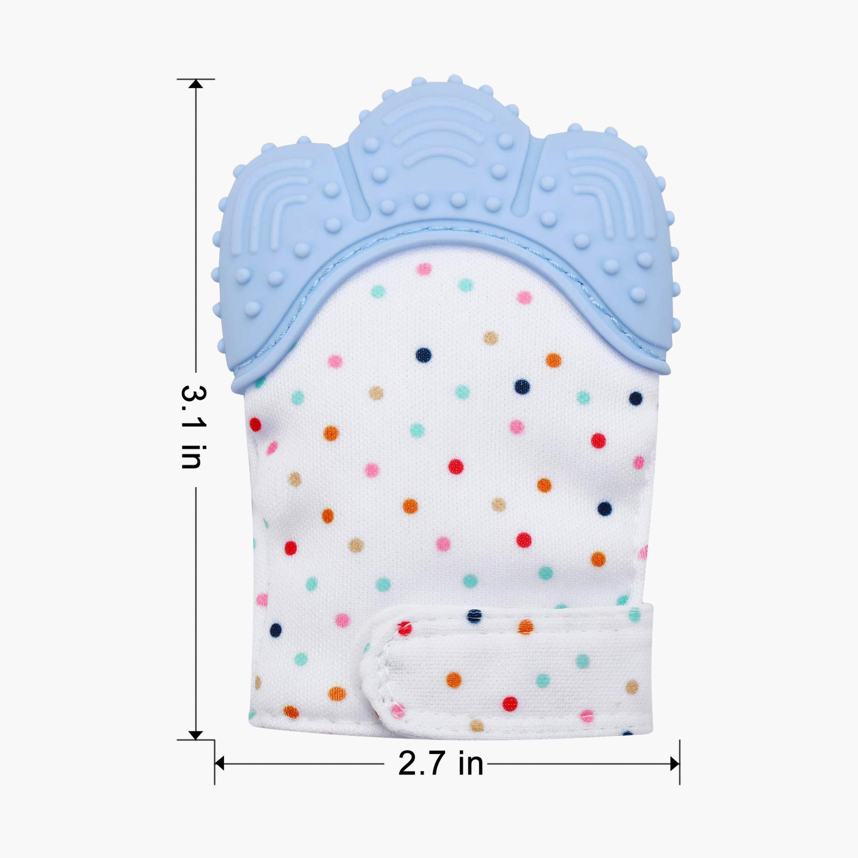 عضاضة وقُفاز 2 في 1 عضوية خالية من BPA وغير قابلة للانزلاق من بيكا بو.-baby-feeding-teethers-image-6