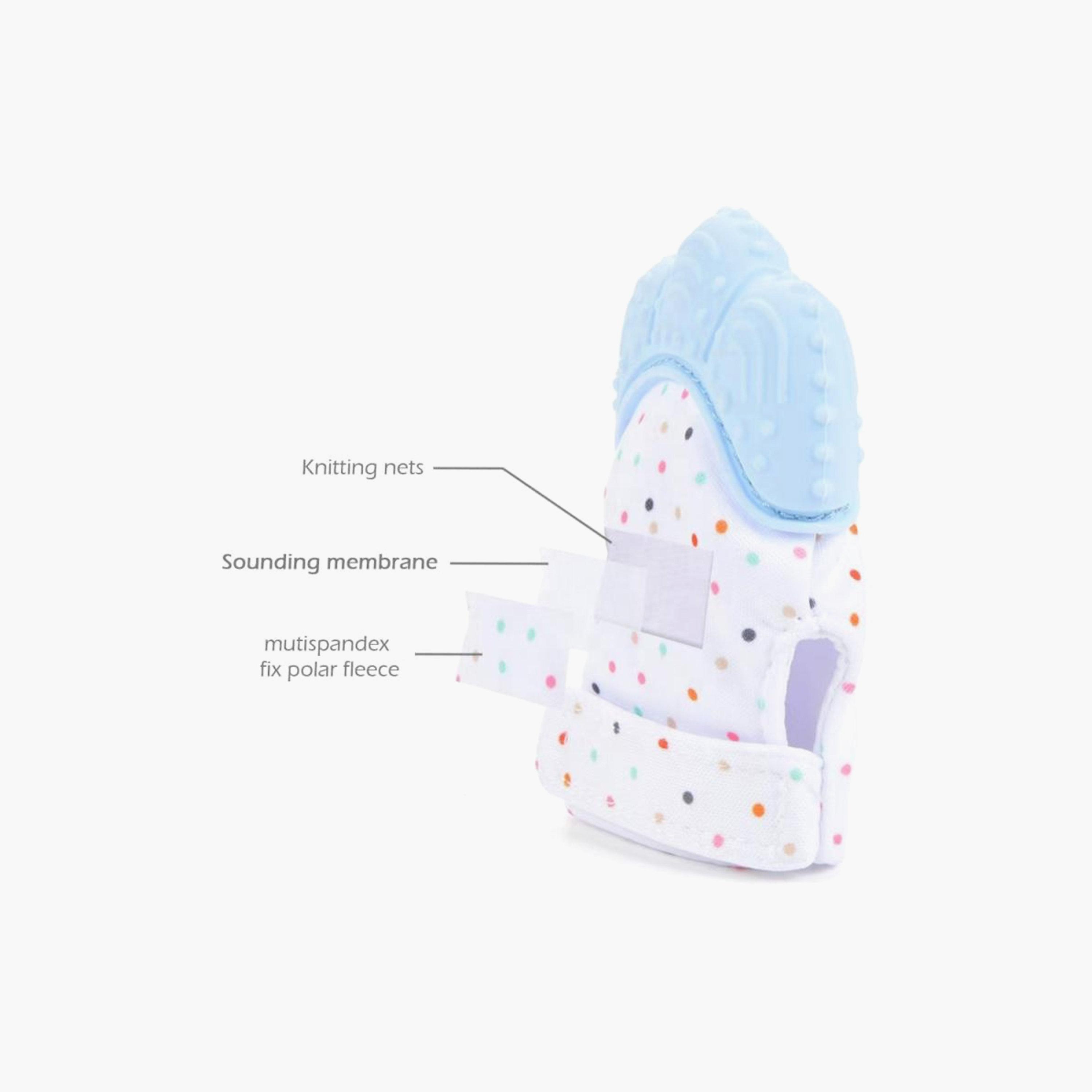 عضاضة وقُفاز 2 في 1 عضوية خالية من BPA وغير قابلة للانزلاق من بيكا بو.-baby-feeding-teethers-image-8