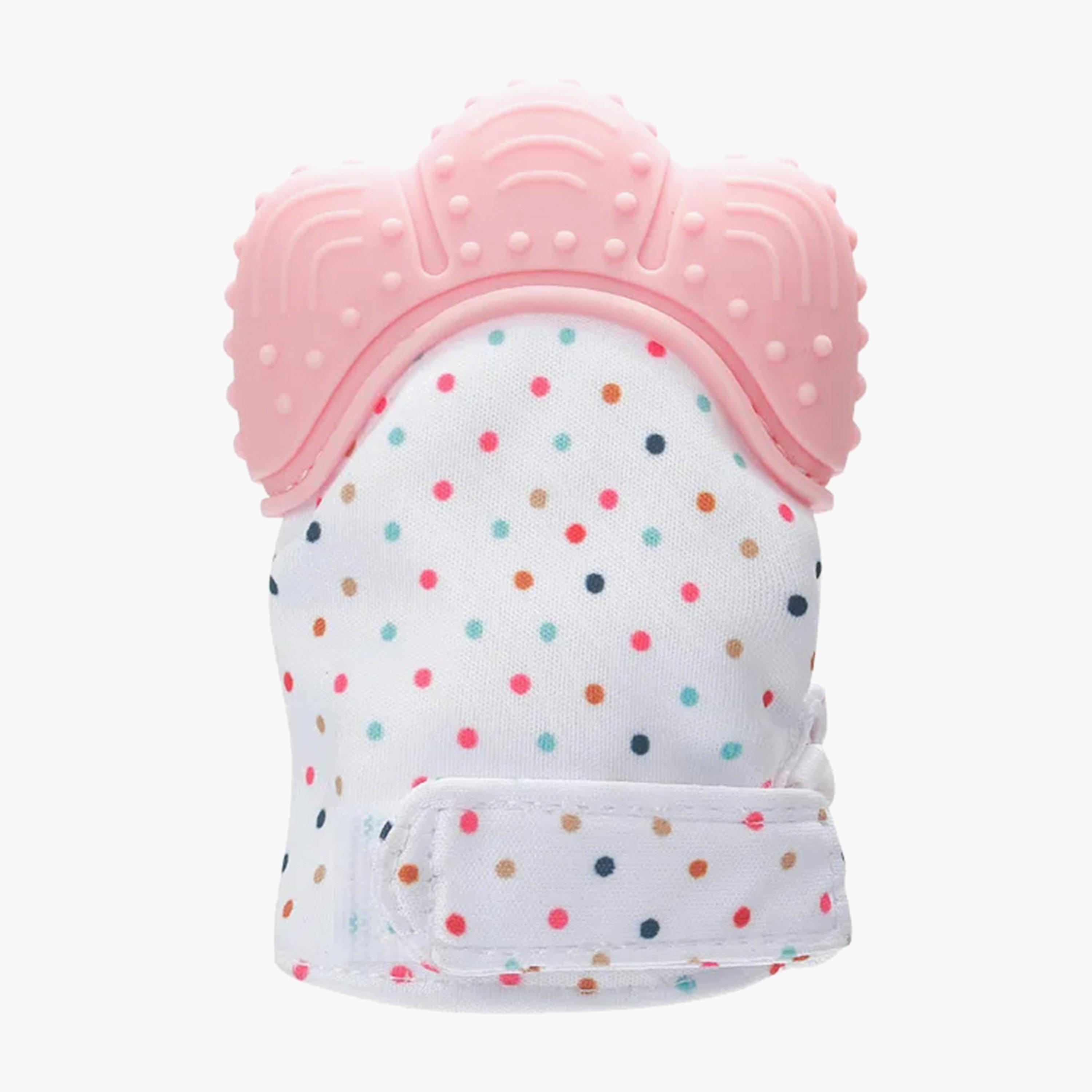 Pikkaboo Organic 2-in-1 BPA-Free Non-Slip Mitten Teether & Pacifier-baby-feeding-teethers-image-2