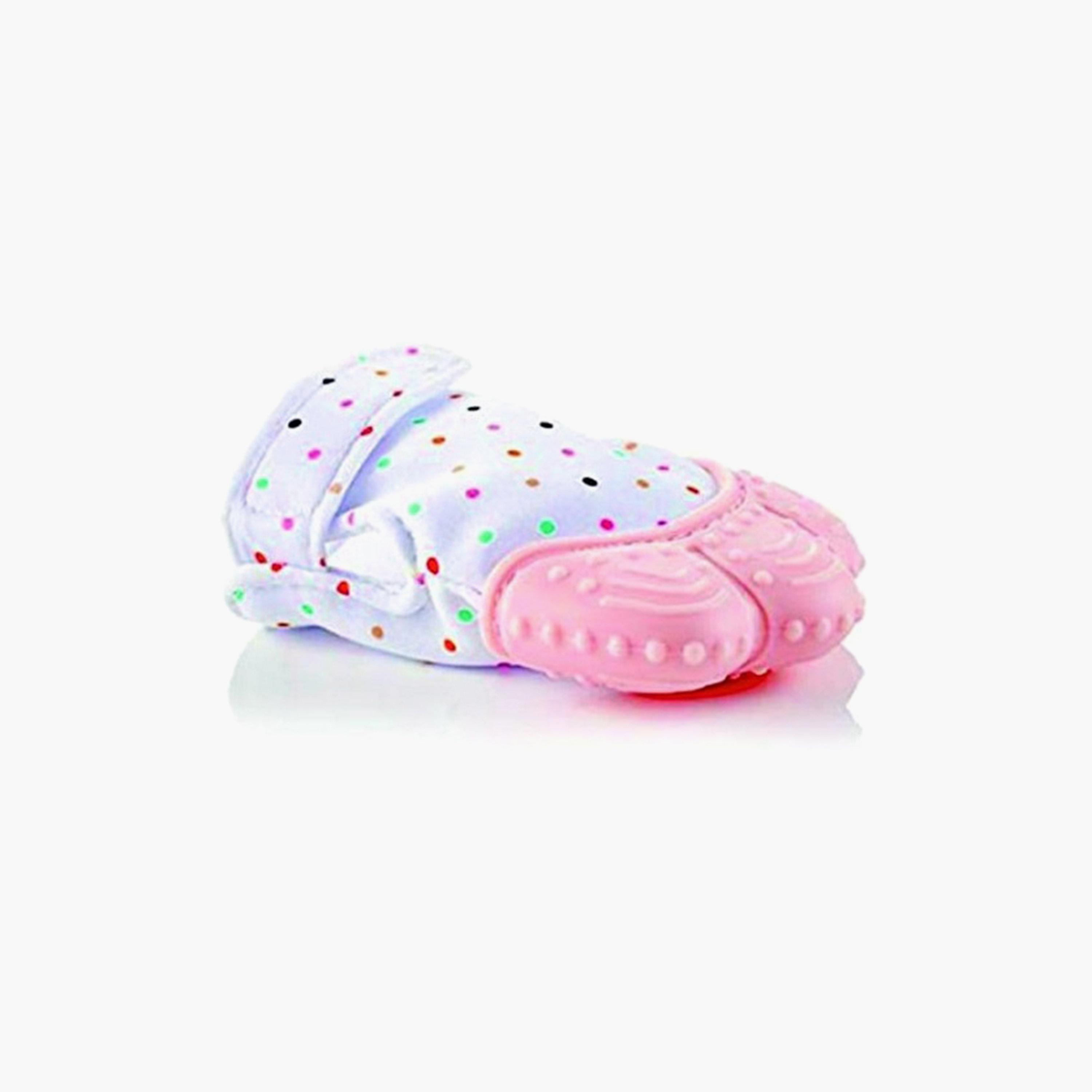 Pikkaboo Organic 2-in-1 BPA-Free Non-Slip Mitten Teether & Pacifier-baby-feeding-teethers-image-5