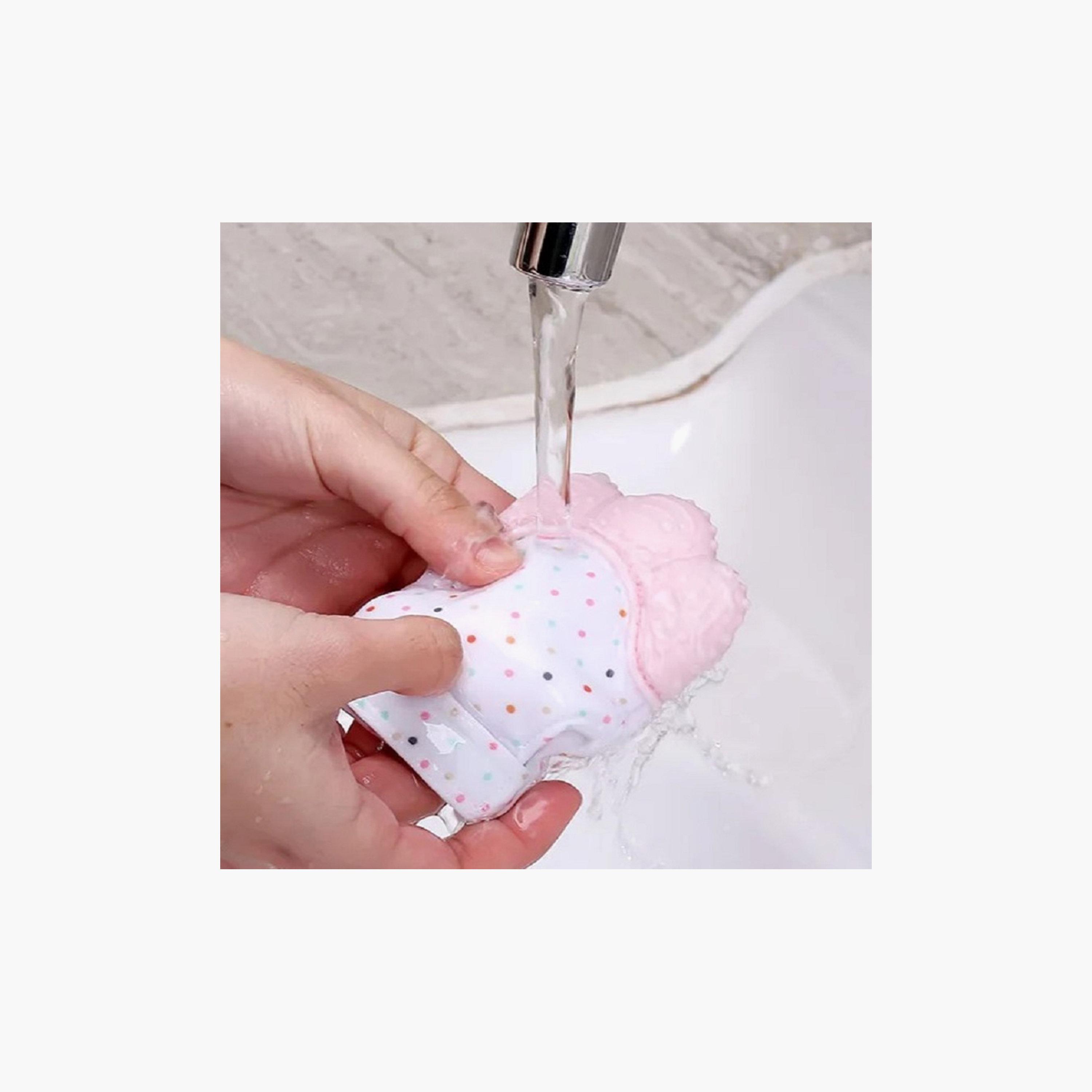 Pikkaboo Organic 2-in-1 BPA-Free Non-Slip Mitten Teether & Pacifier-baby-feeding-teethers-image-6