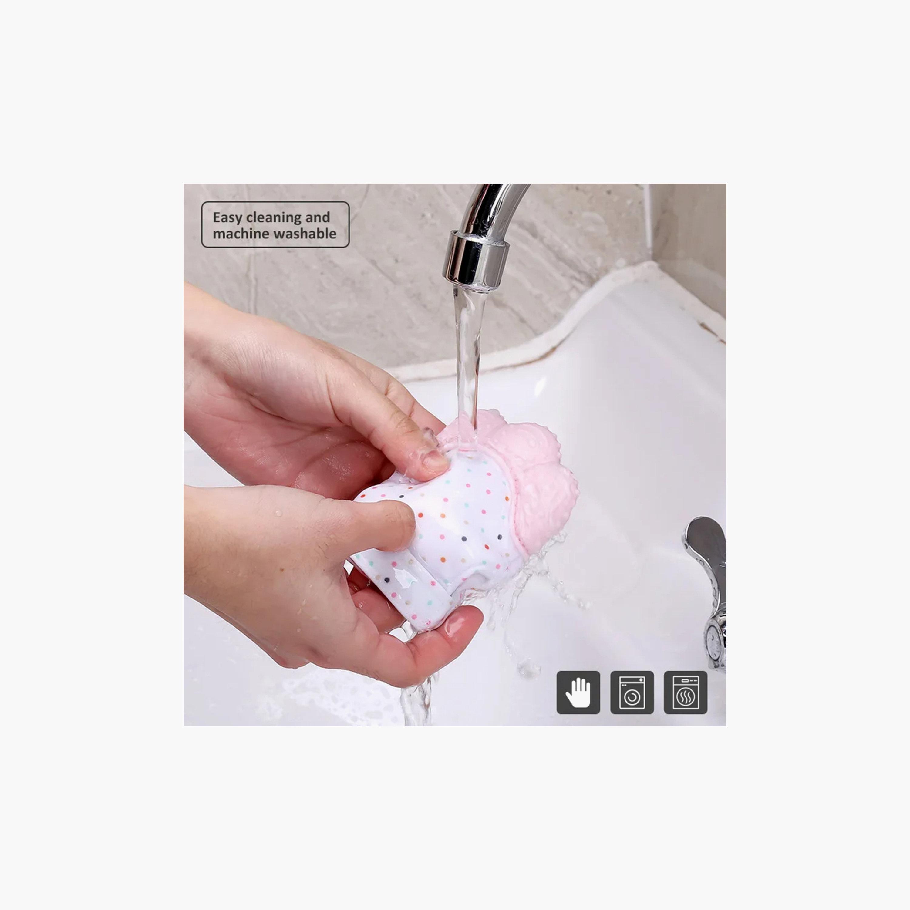 Pikkaboo Organic 2-in-1 BPA-Free Non-Slip Mitten Teether & Pacifier-baby-feeding-teethers-image-7