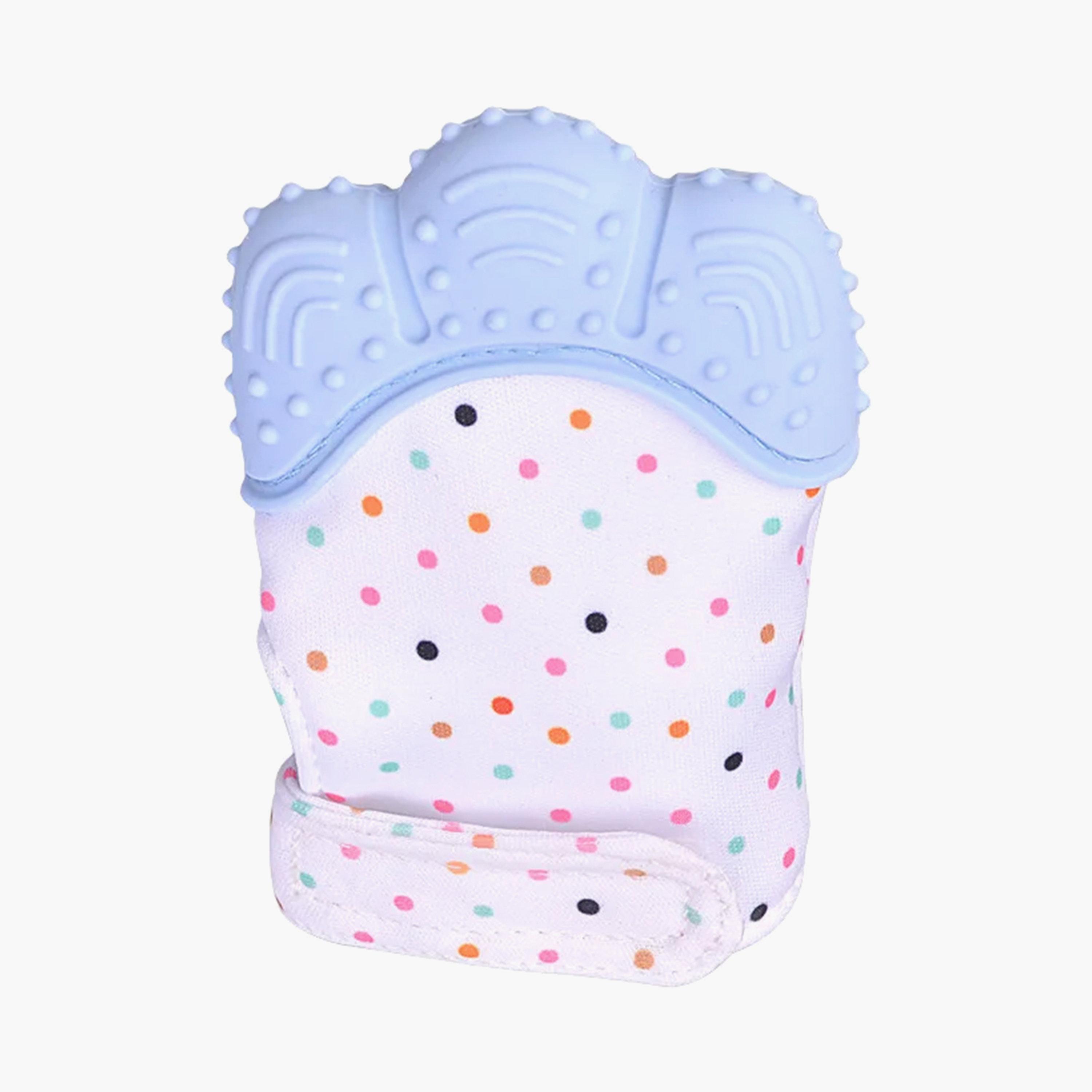 Pikkaboo Organic 2-in-1 BPA-Free Non-Slip Mitten Teether & Pacifier-baby-feeding-teethers-image-2