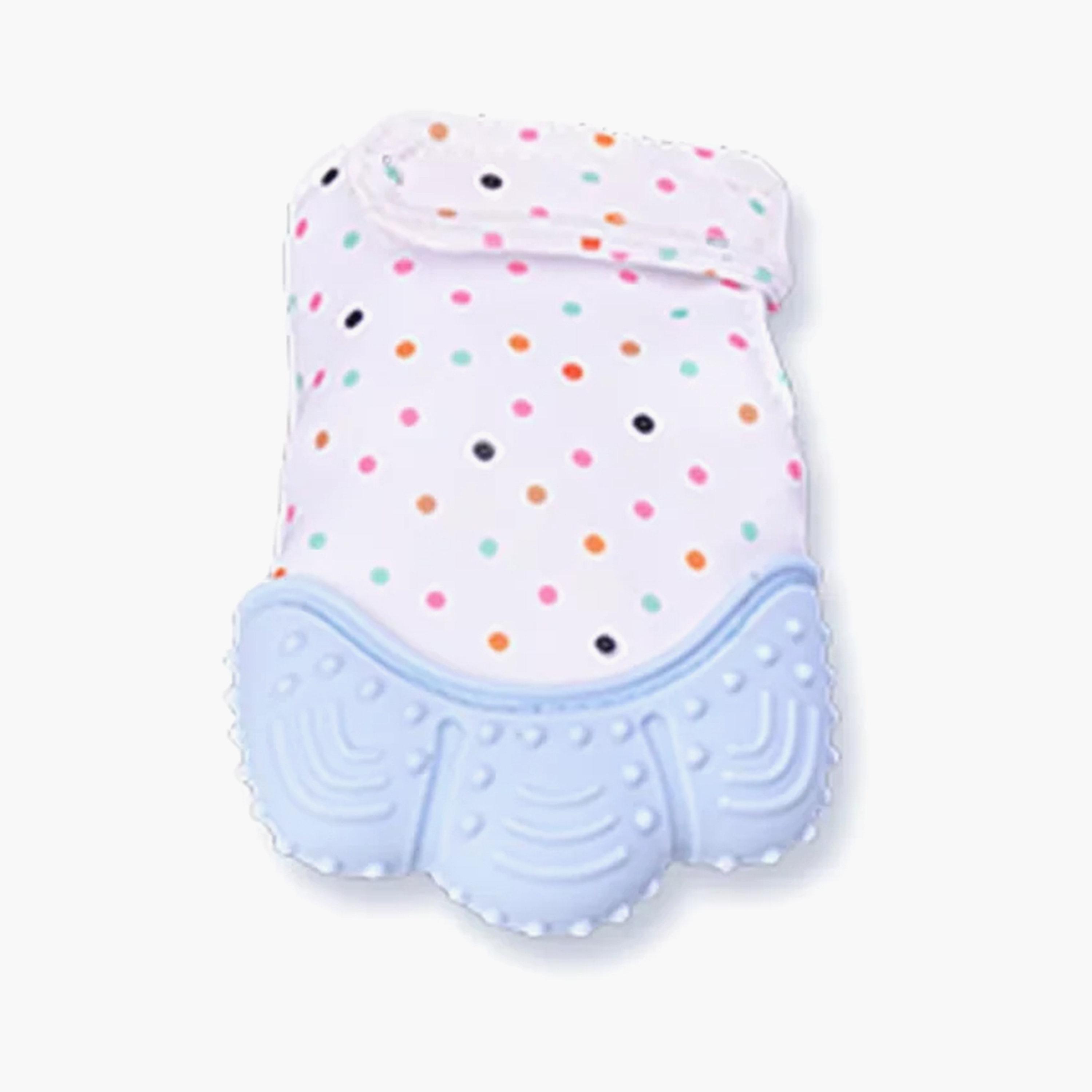 Pikkaboo Organic 2-in-1 BPA-Free Non-Slip Mitten Teether & Pacifier-baby-feeding-teethers-image-4