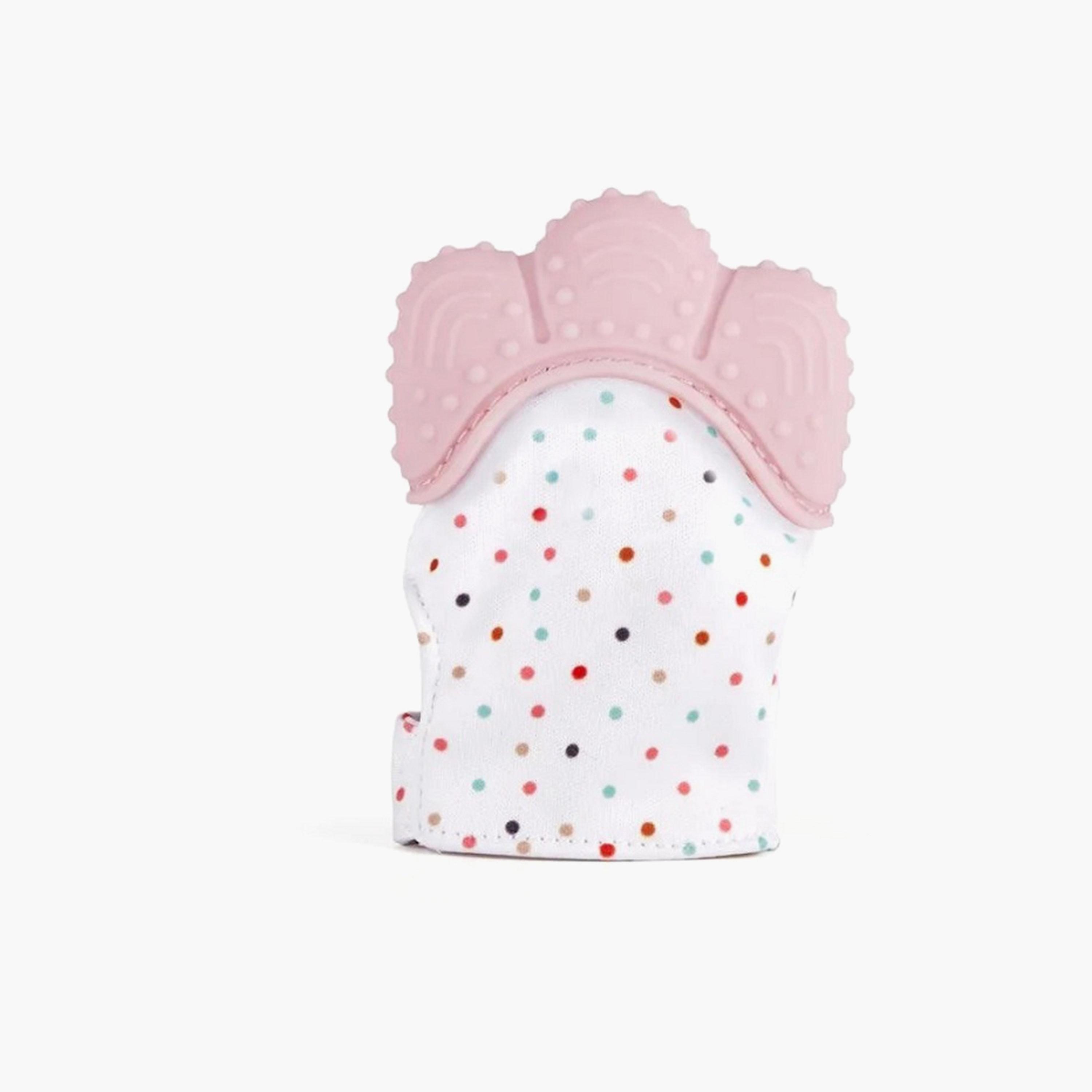Pikkaboo Organic 2-in-1 BPA-Free Non-Slip Mitten Teether & Pacifier-baby-feeding-teethers-image-3