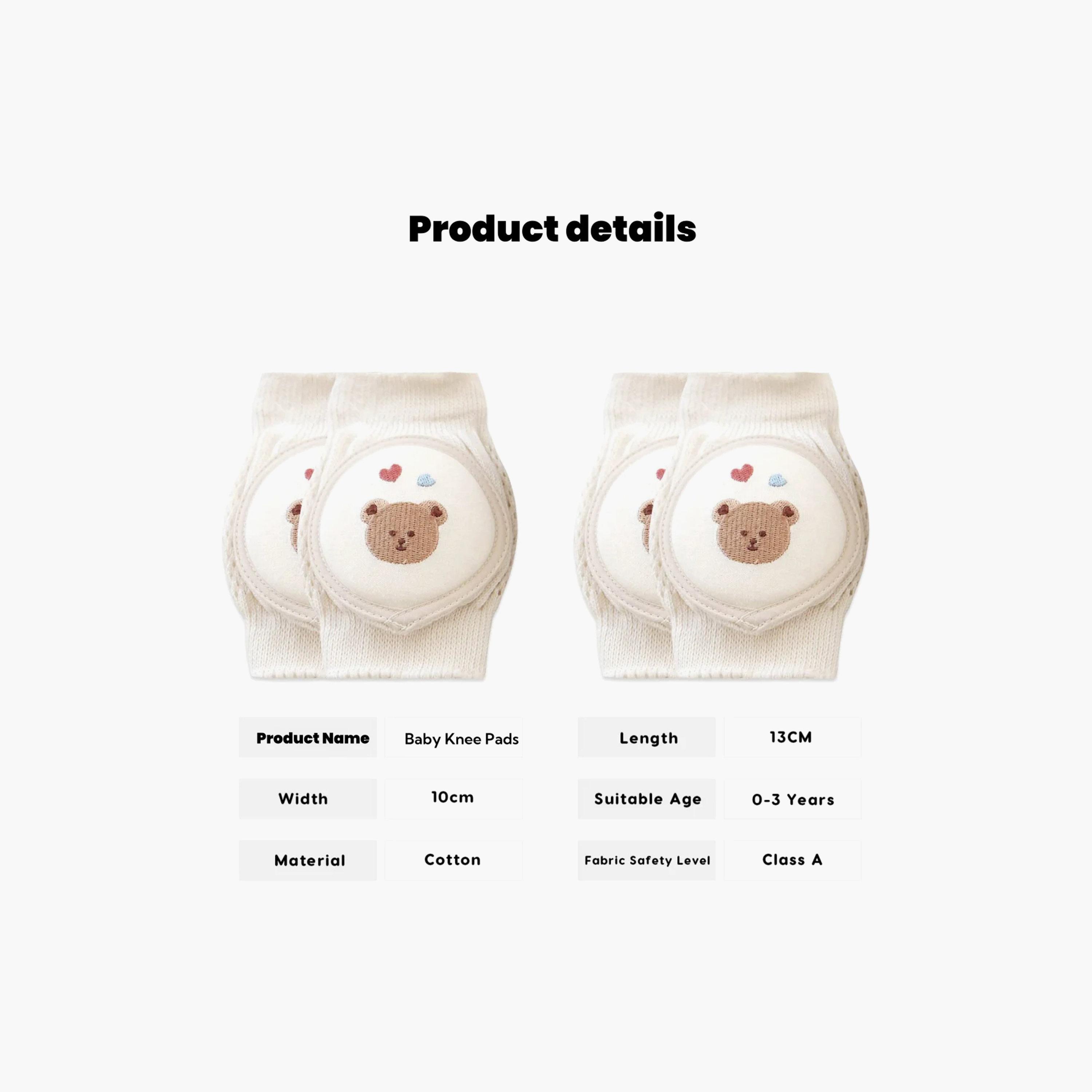 واقي الركبة للأطفال "سوفت كراول" - دب من بيكا بو.-baby-healthandsafety-babyproofing-image-1