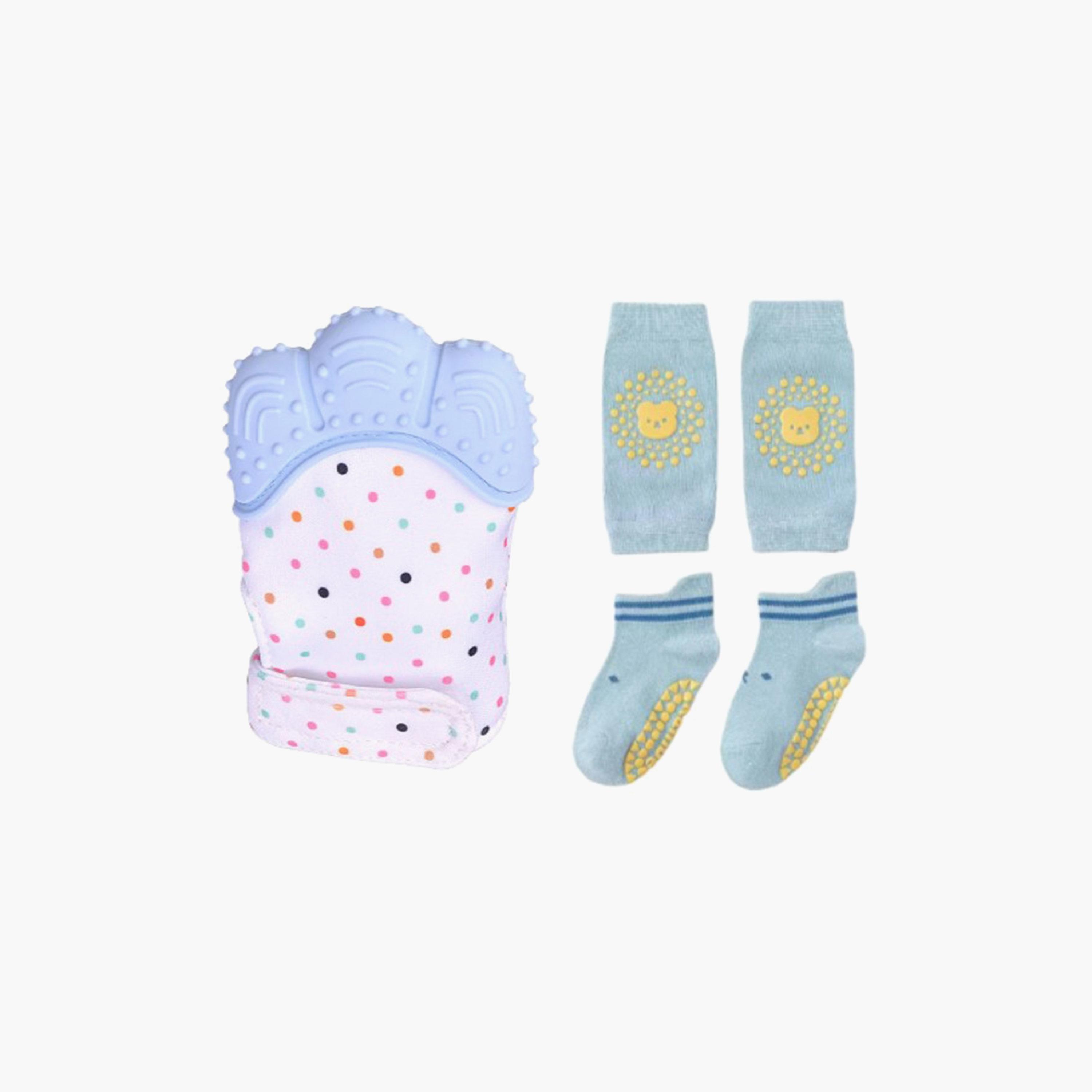 Pikkaboo Mitten Teether with SoftCrawl Baby Safety Set-baby-healthandsafety-babyproofing-image-4