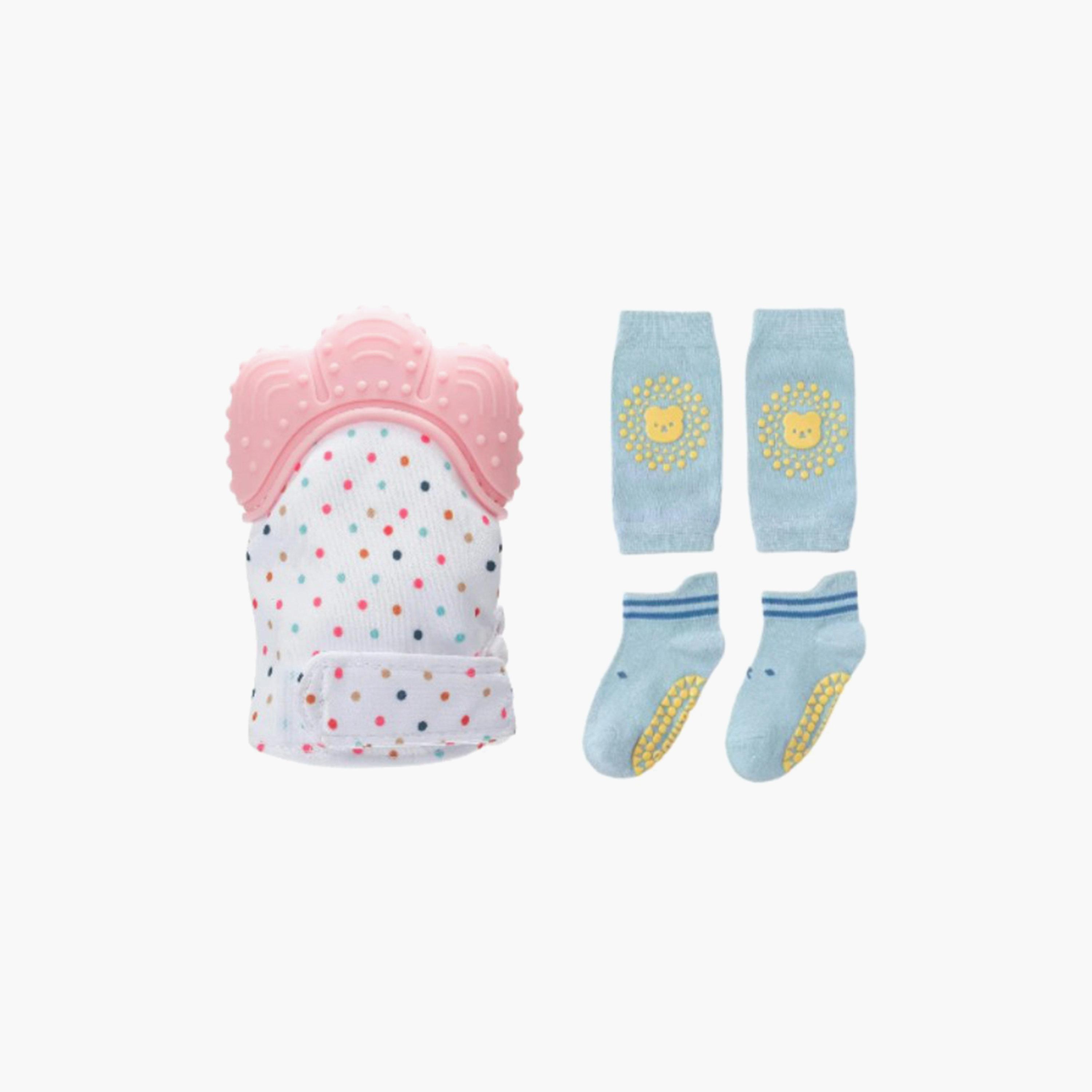 Pikkaboo Mitten Teether with SoftCrawl Baby Safety Set-baby-healthandsafety-babyproofing-image-5