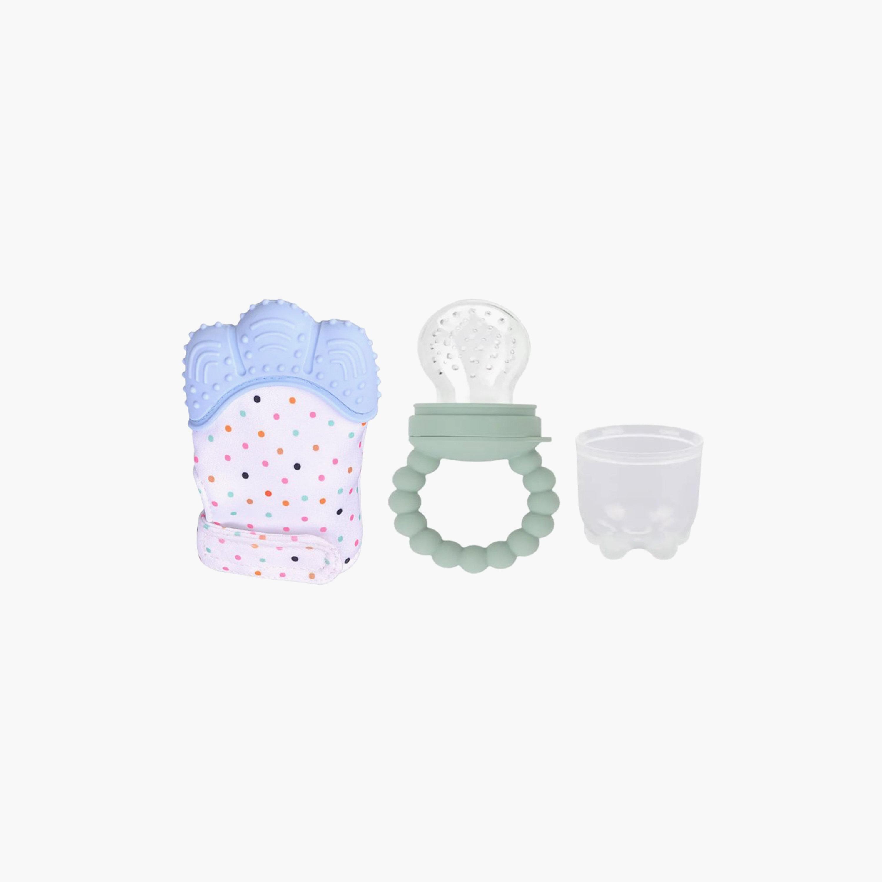 Pikkaboo Pack of Fresh Food Feeder with Fruit Pacifier-baby-feeding-teethers-image-1