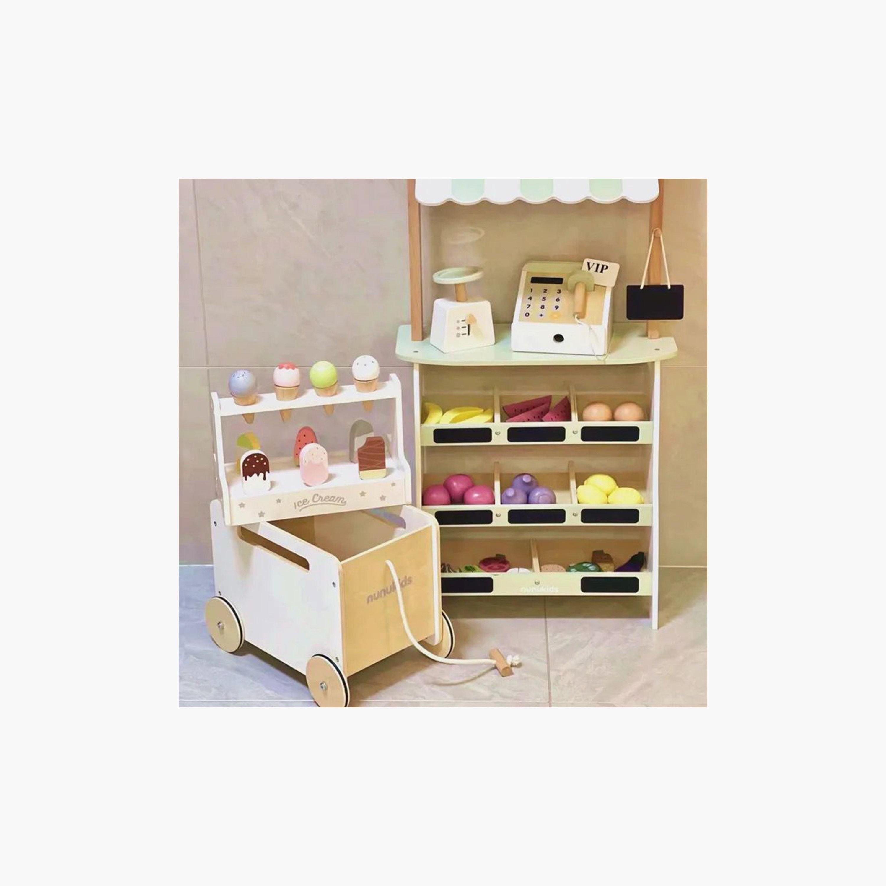 Woody Buddy Market Stand Pretend Play Set - White-toys-roleplay-supermarketandshoppingsets-image-9