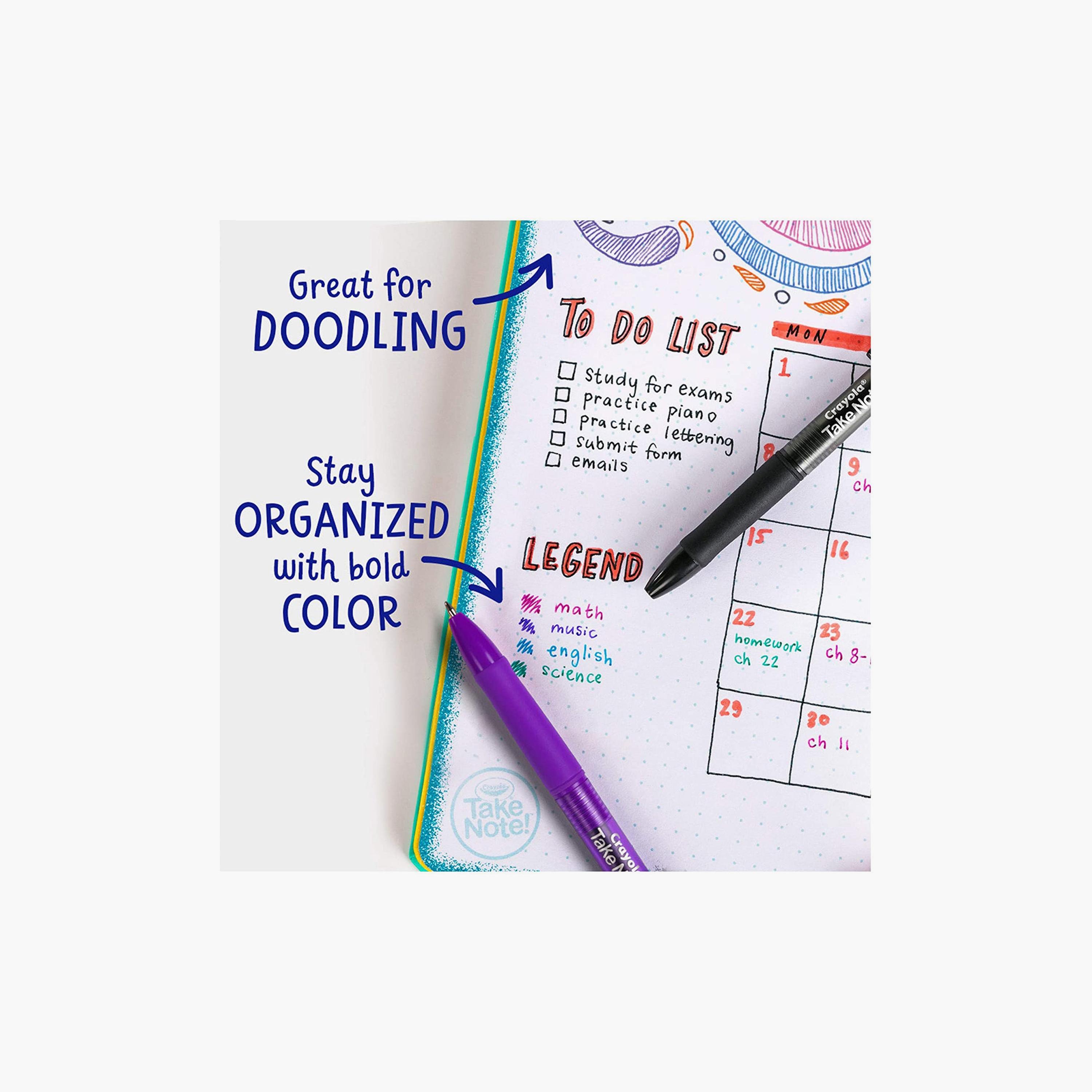 Crayola 14-Piece Take Note! Washable Gel Pens-school-artsandcrafts-image-2