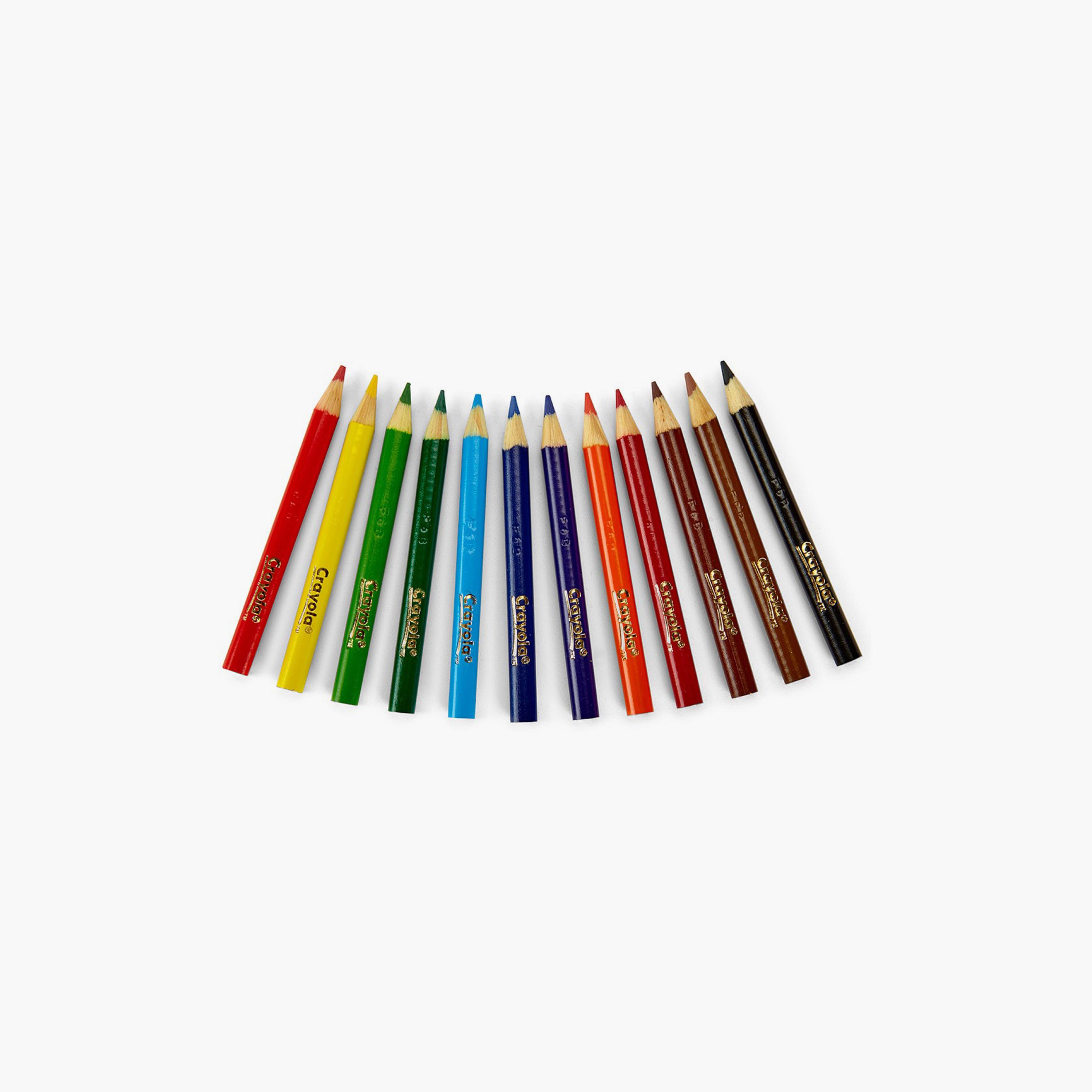 أقلام تلوين طويلة من كرايولا - 12 قطعة-school-stationery-sets-image-1