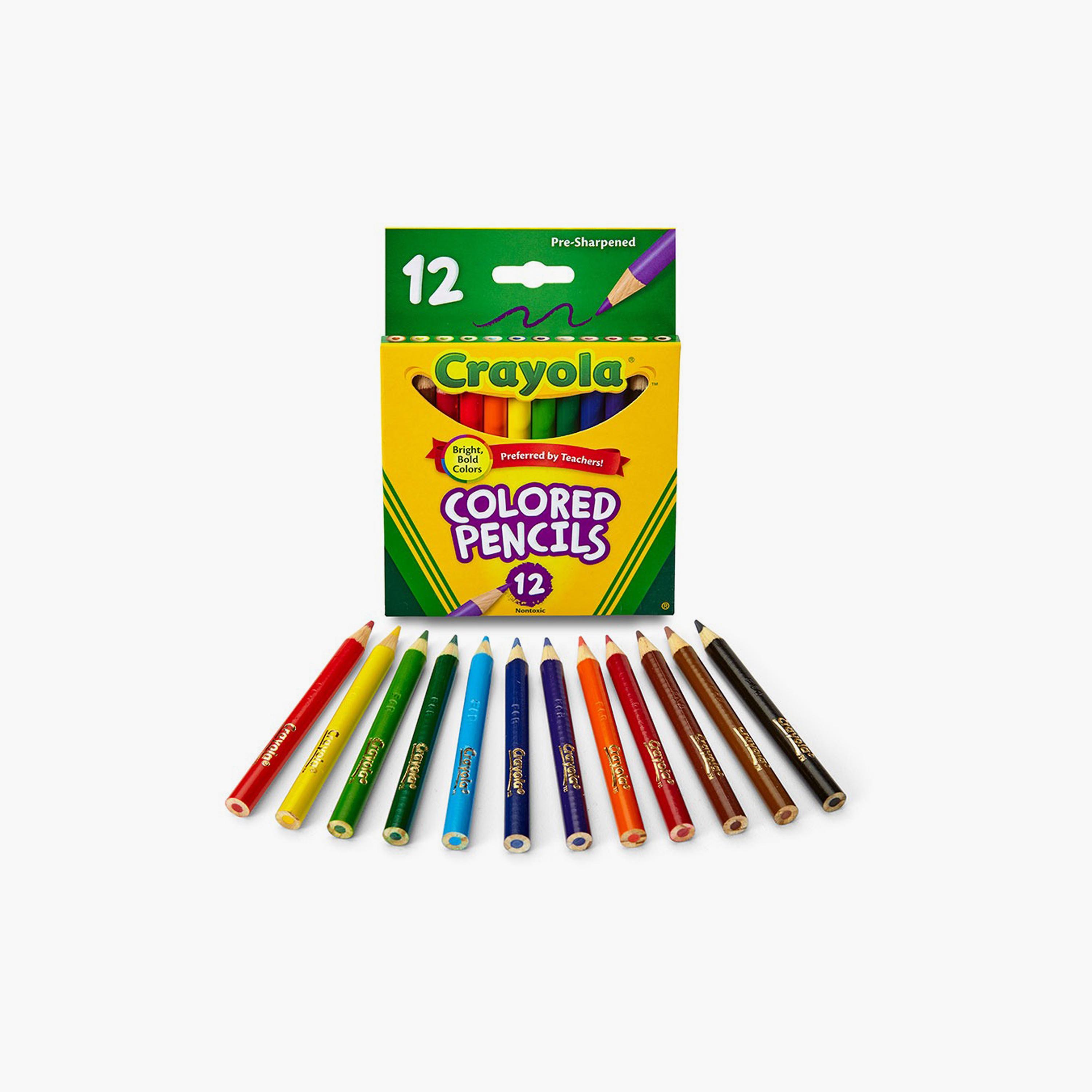 أقلام تلوين طويلة من كرايولا - 12 قطعة-school-stationery-sets-image-2