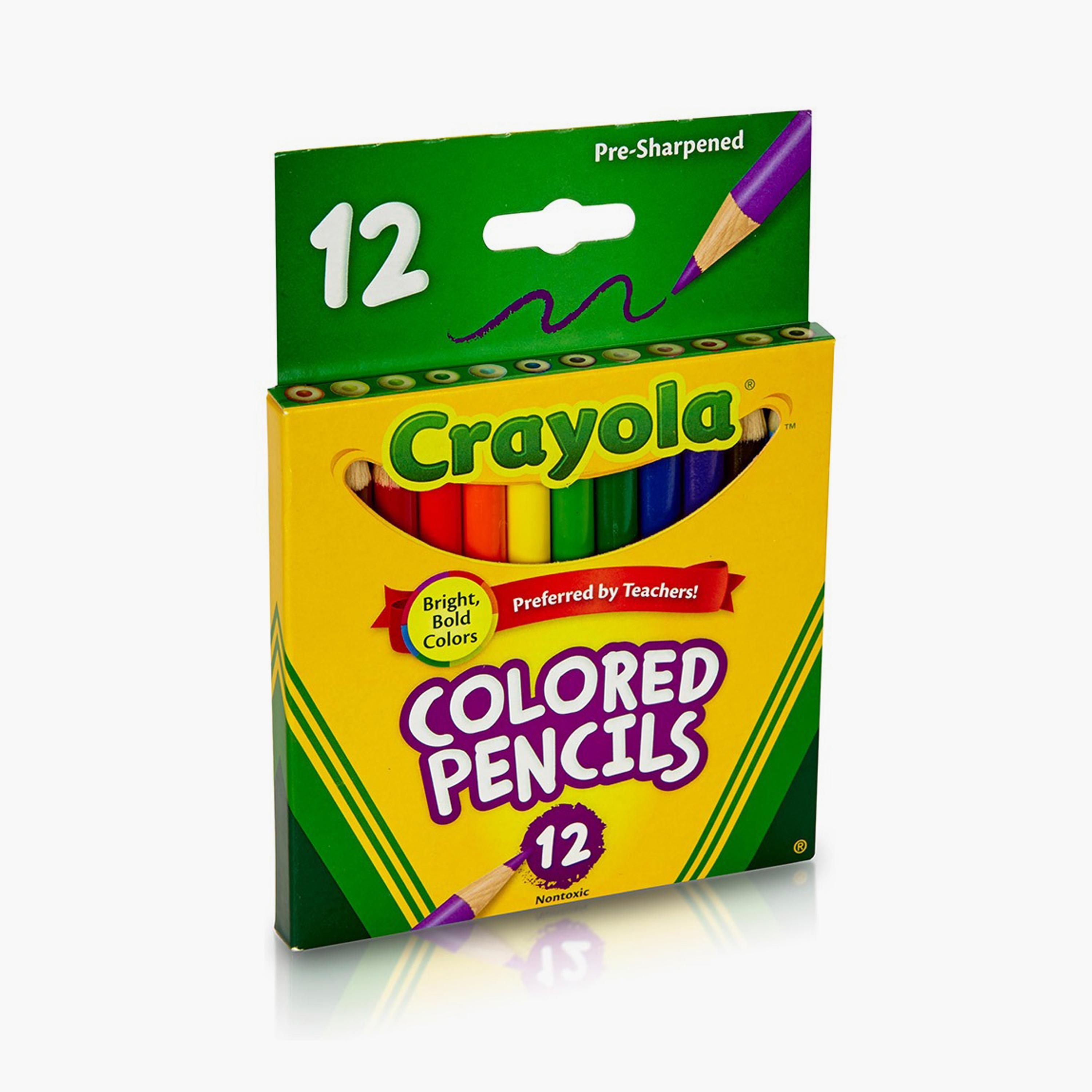 أقلام تلوين طويلة من كرايولا - 12 قطعة-school-stationery-sets-image-4