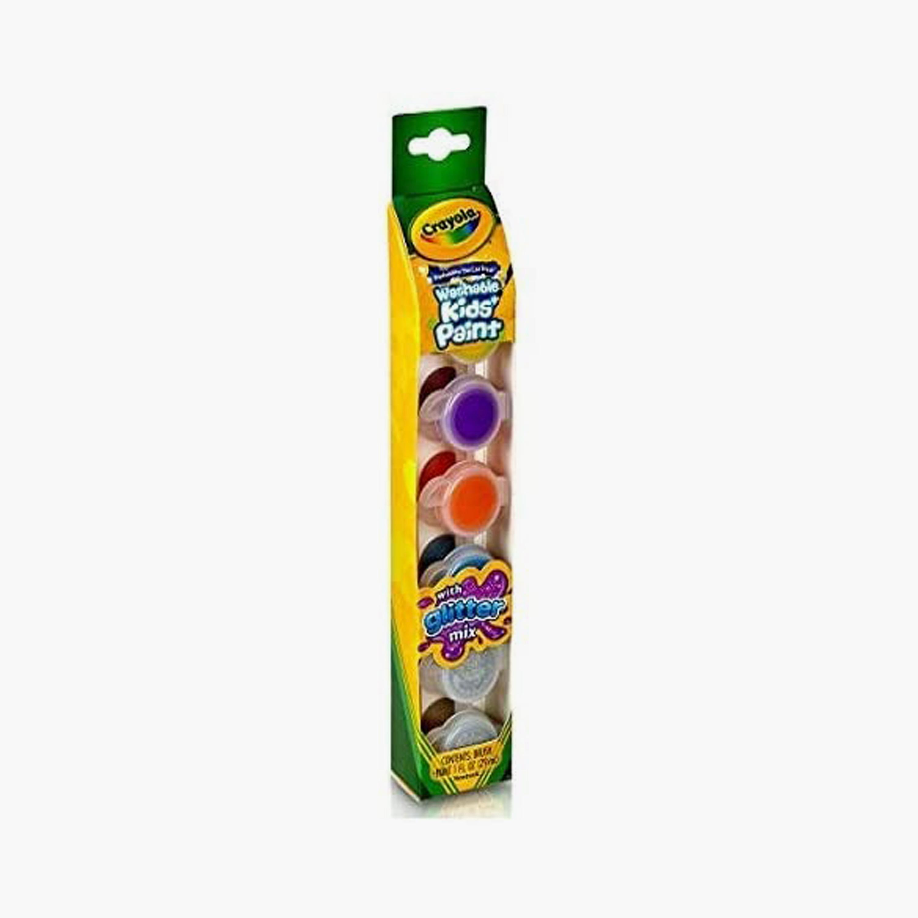 Crayola 6-Piece Washable Kids' Paint Pots - Glitter Effects-school-artsandcrafts-image-3