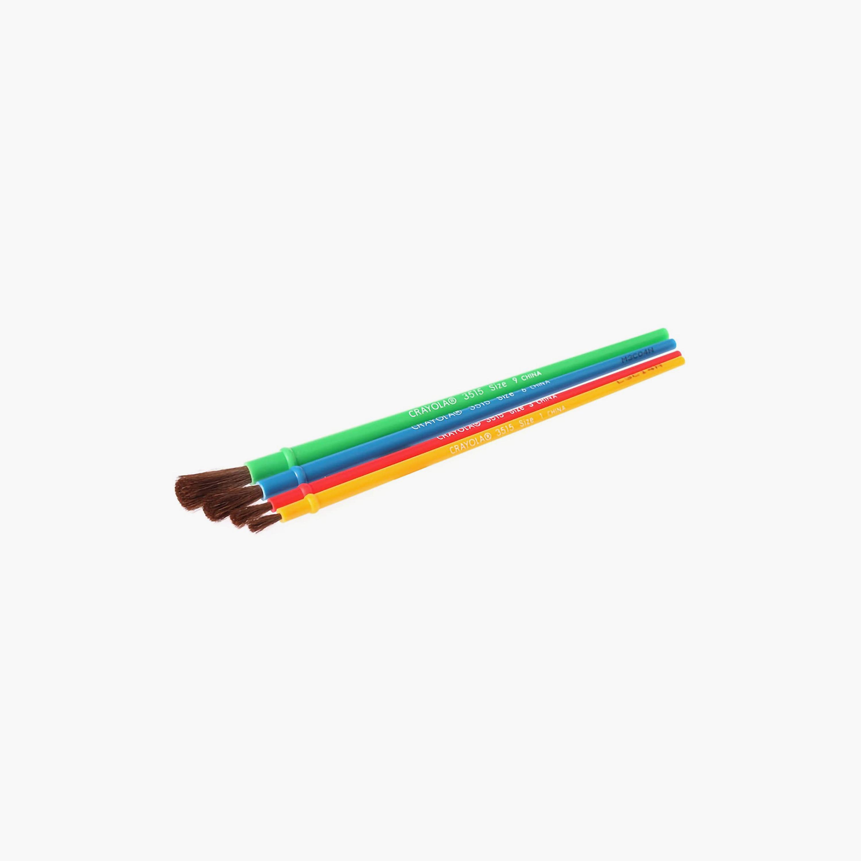 مجموعة فراشي رسم وفنون من كرايولا - 4 قطع-school-stationery-sets-image-1
