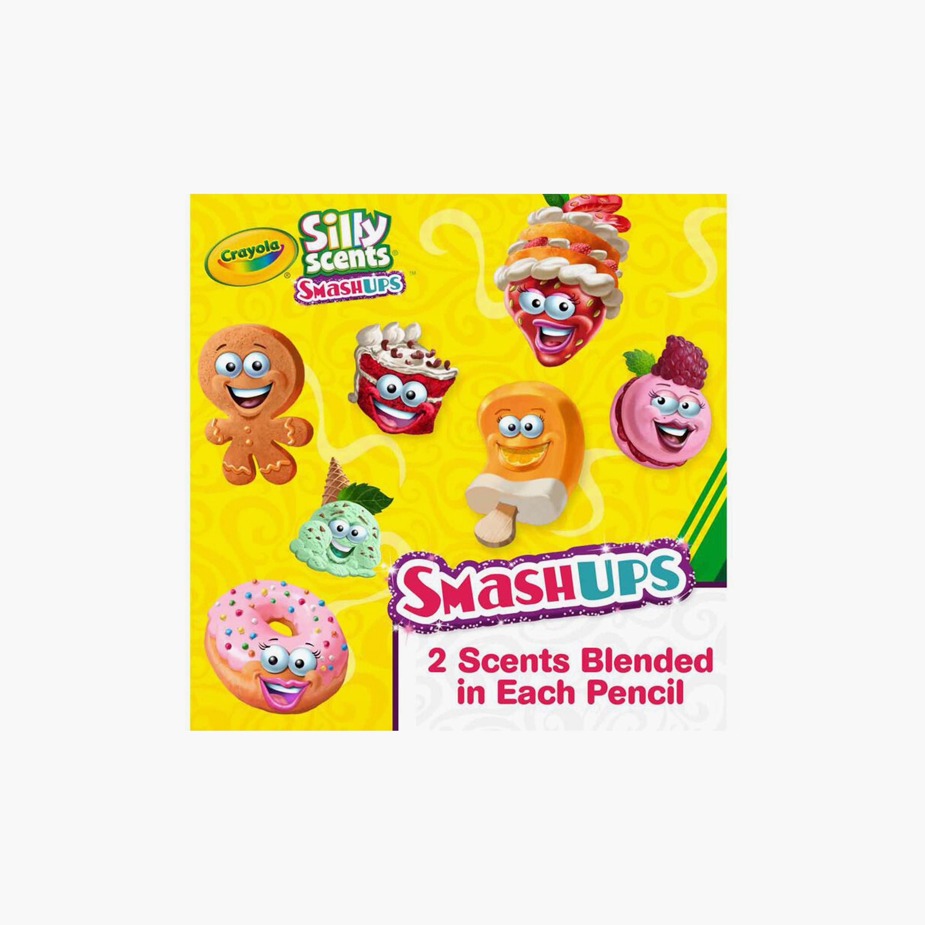 أقلام تلوين عطرية مضحكة سماش أبس من كرايولا - 12 قطعة-school-stationery-sets-image-3